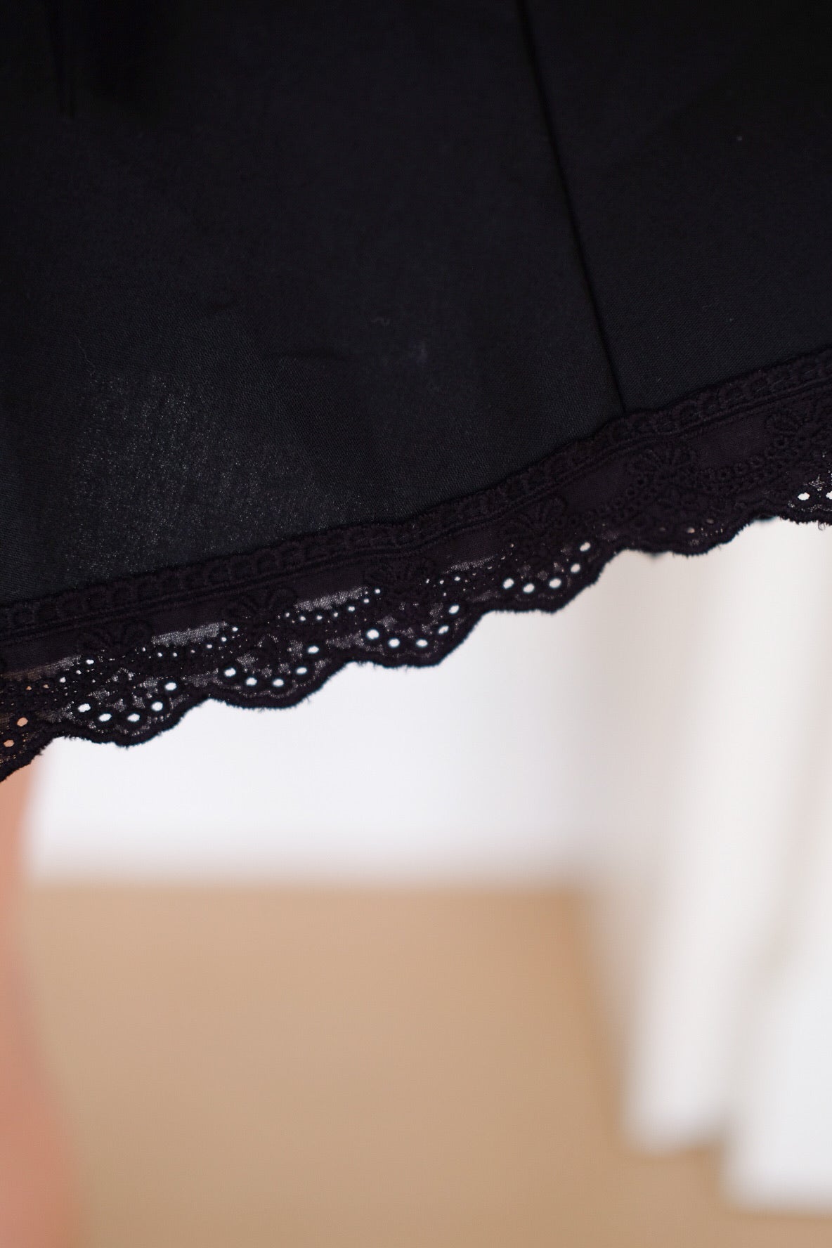 Elaine Lace Up Skater Dress (Black) [ETA 10 Sept]