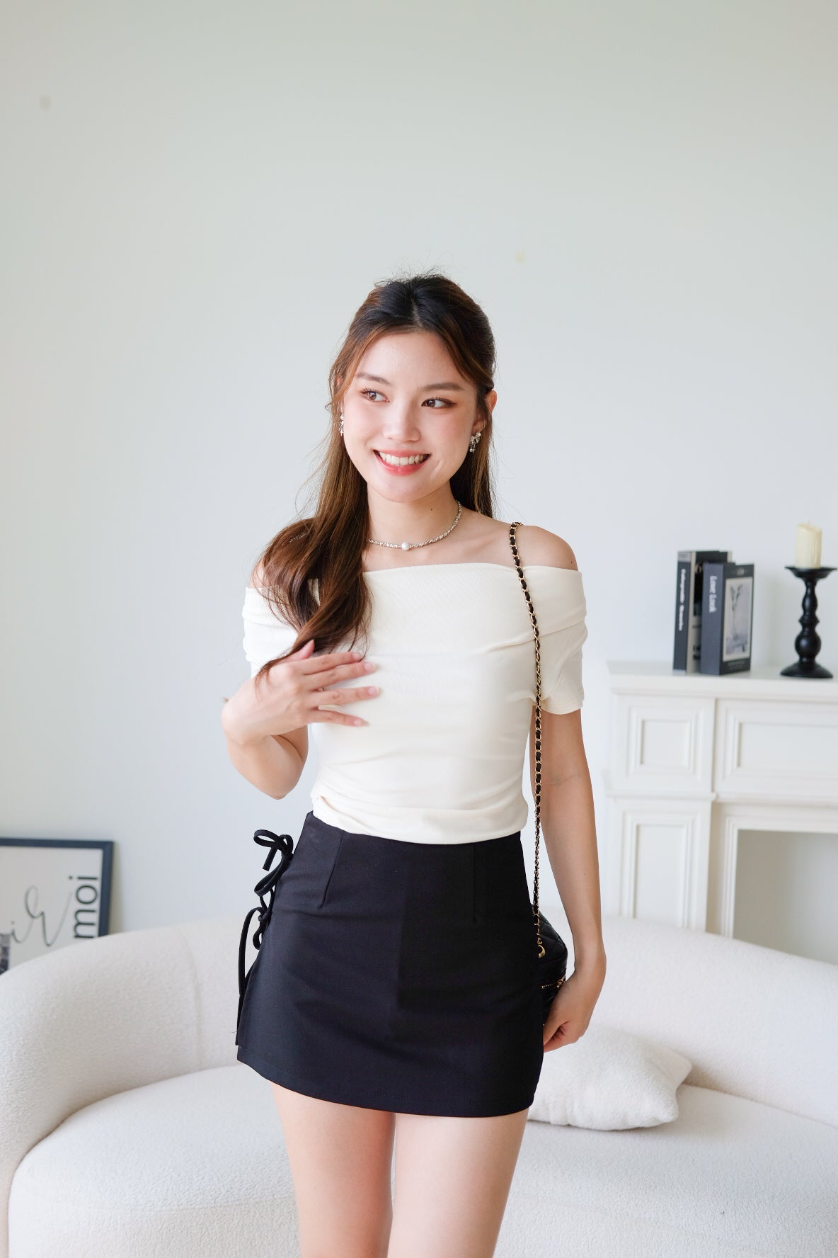 Ease Up 2 Ways Top (Cream)
