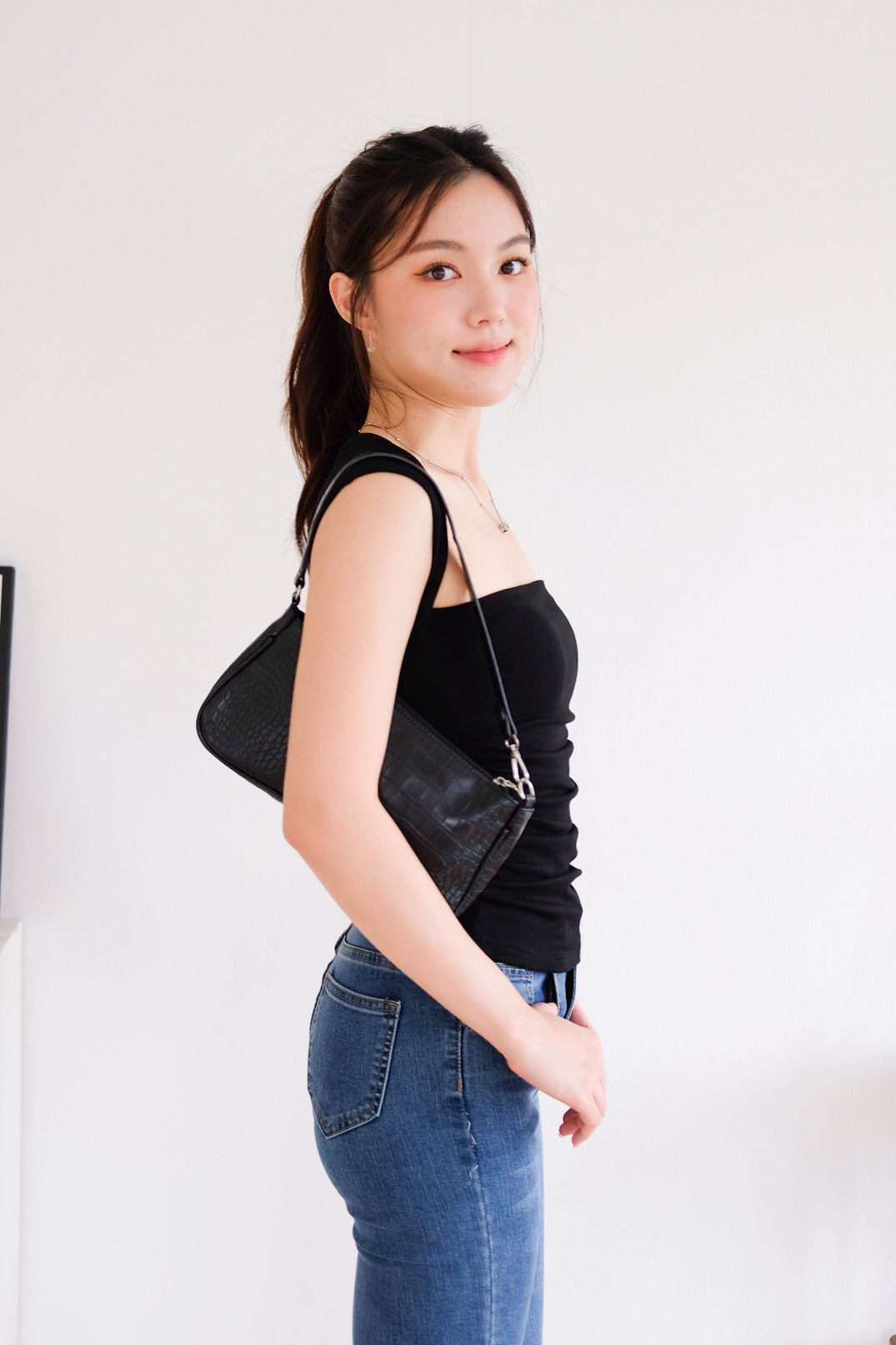 Sabrina Soft Sculpted Top (Black) [ETA 9 Jul]