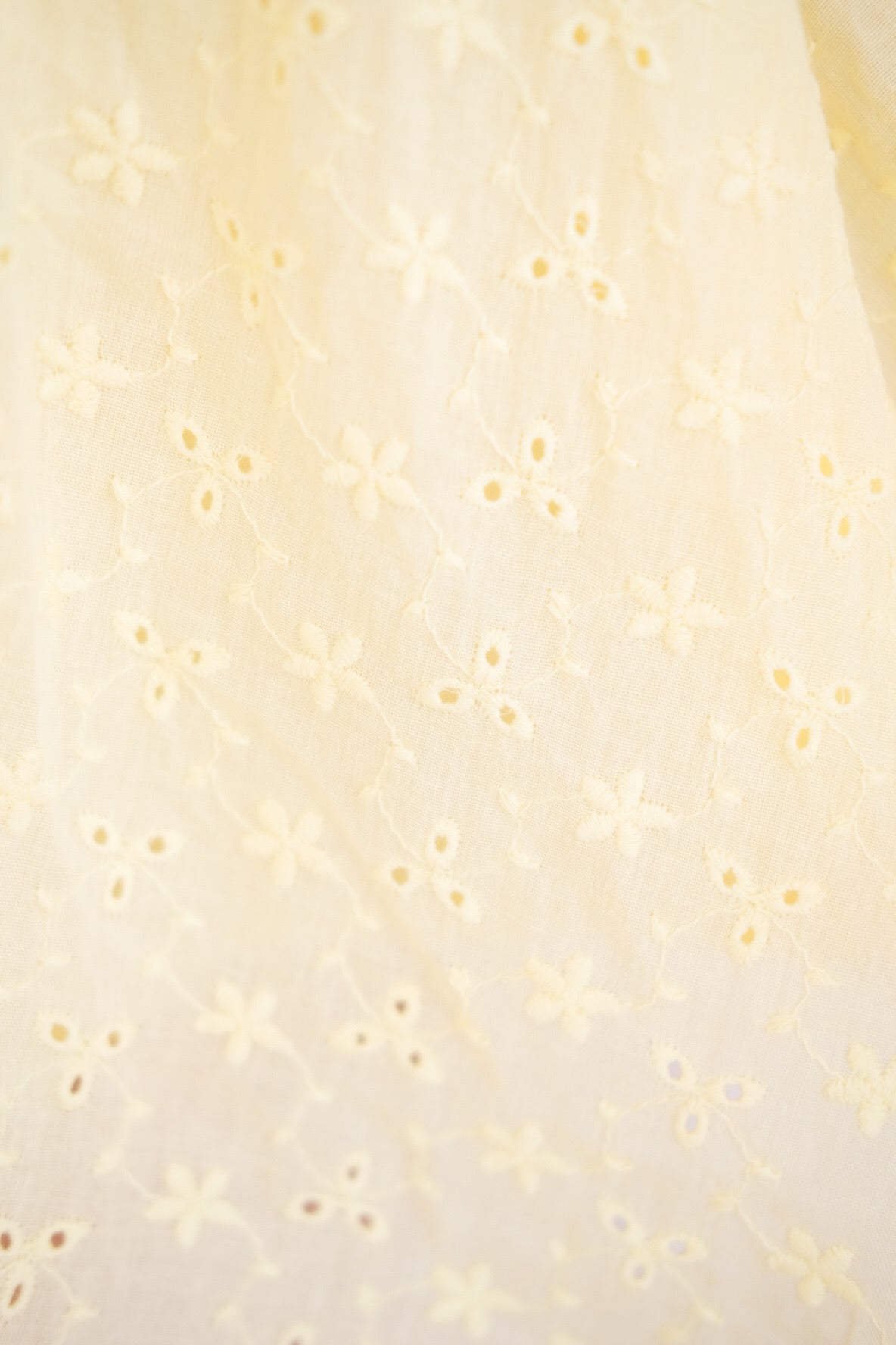 Reyna V Neck Eyelet Skater Dress (Sunshine Yellow)