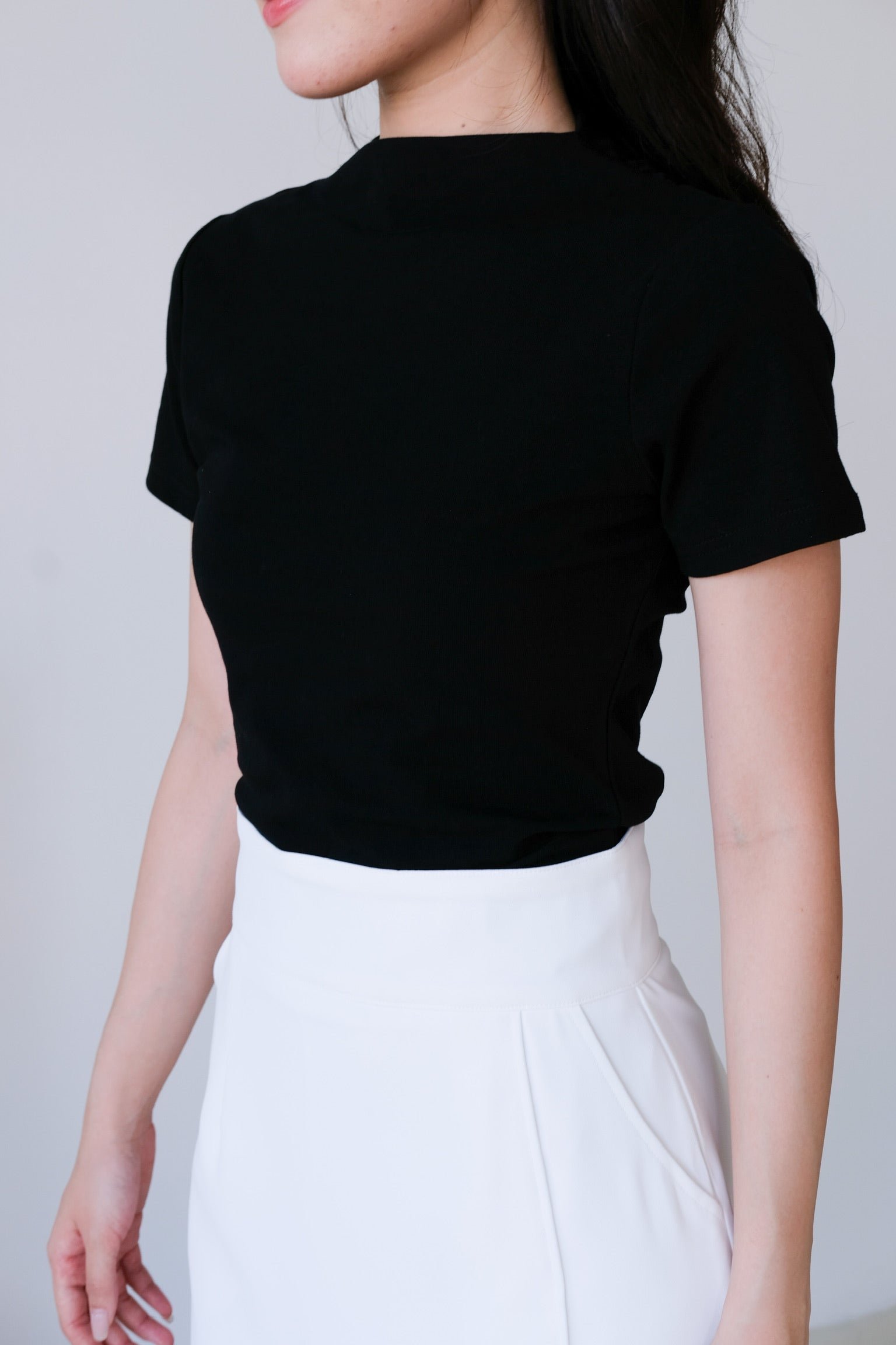 Katie Stretchy Tee (Black)