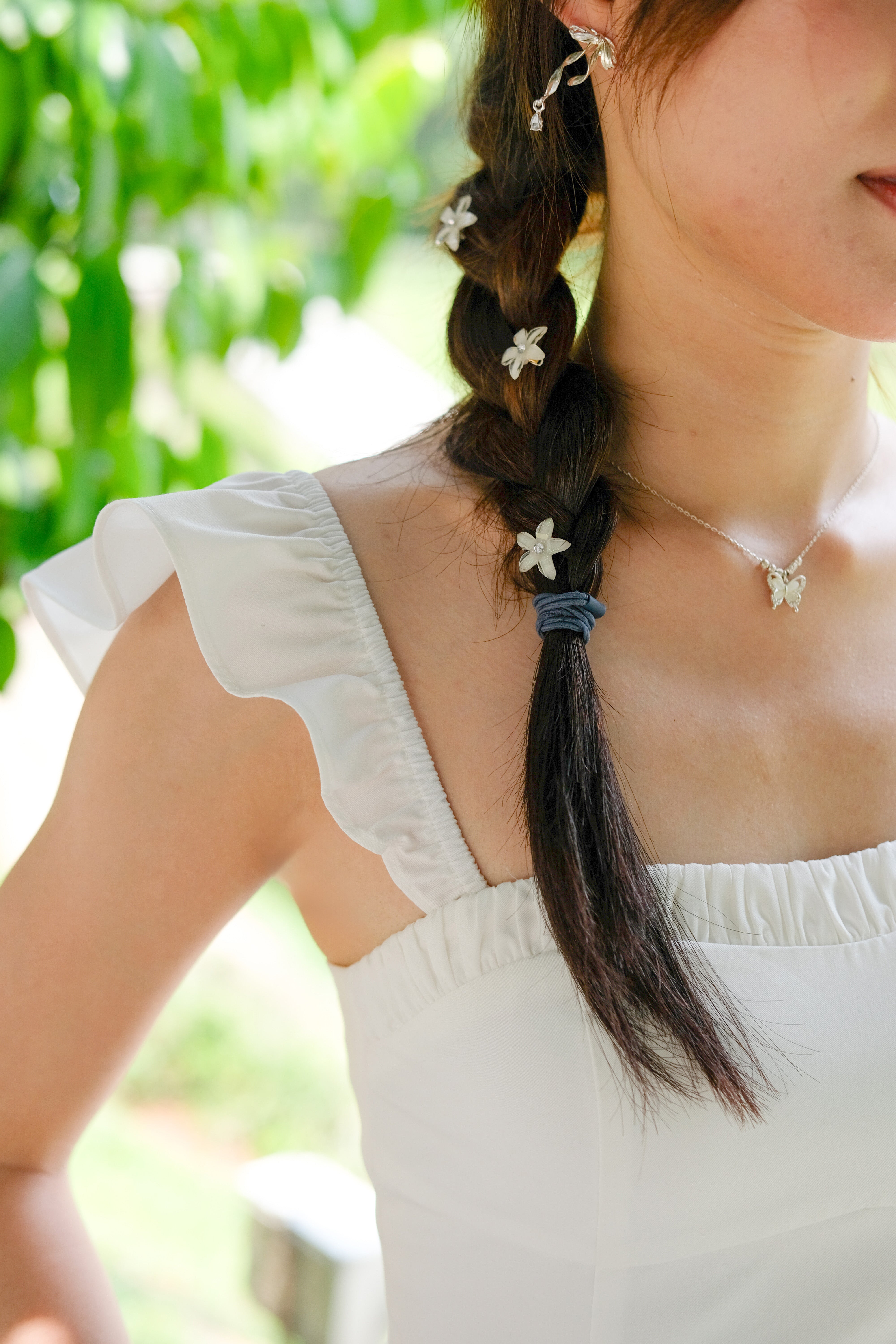 Ruffle Straps (White)