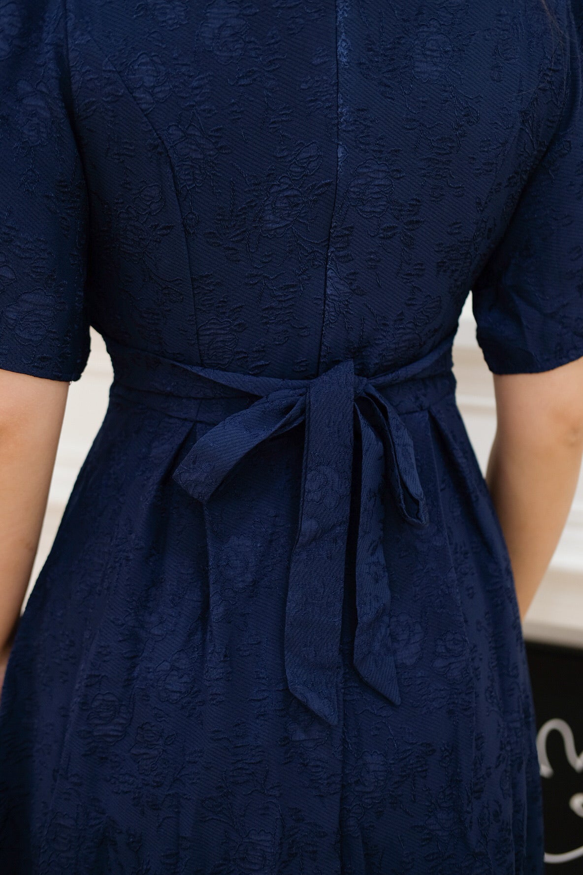 Blue Cheongsam Mini Dress