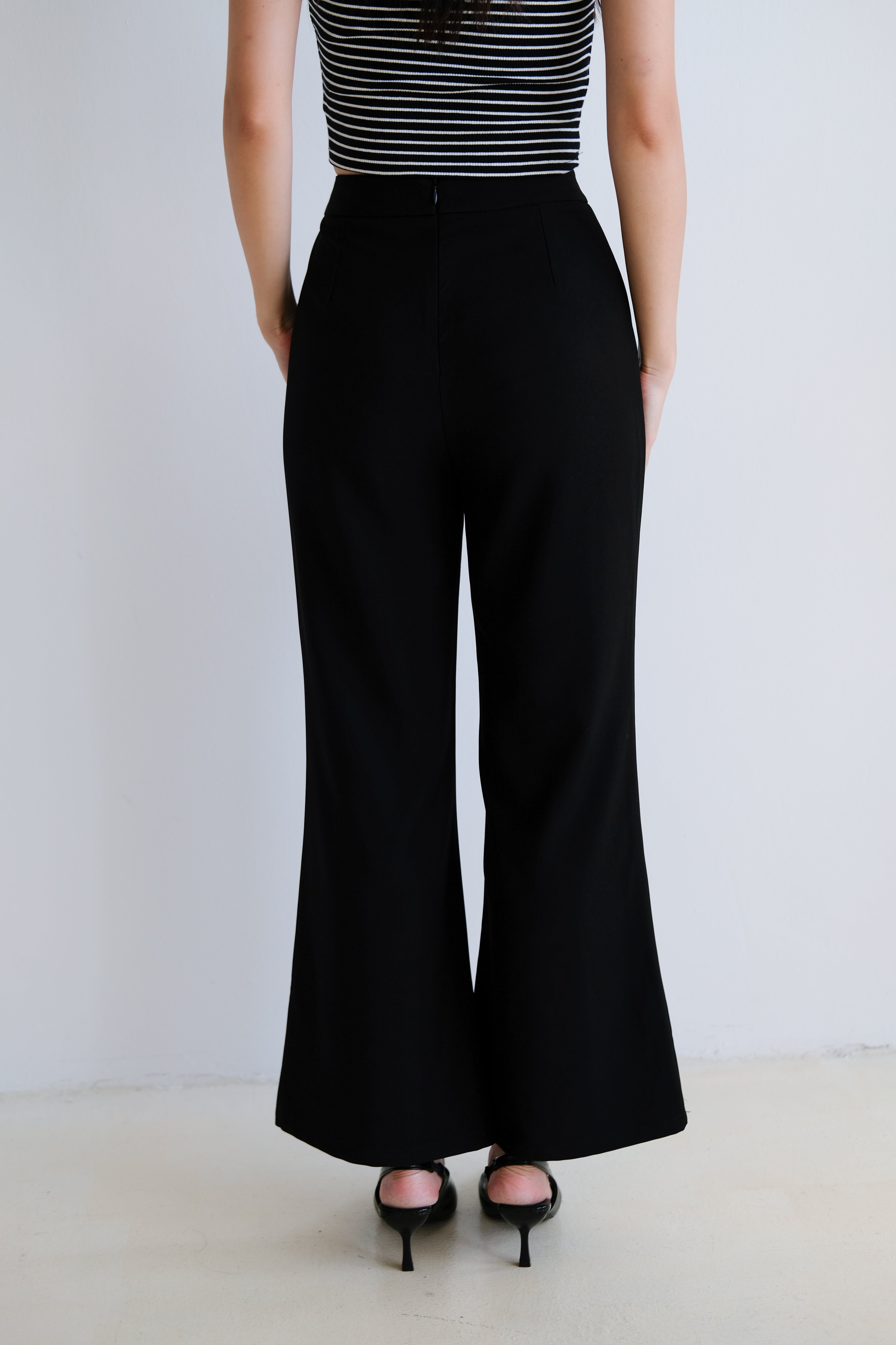 On The Go Flare Pants (Black)