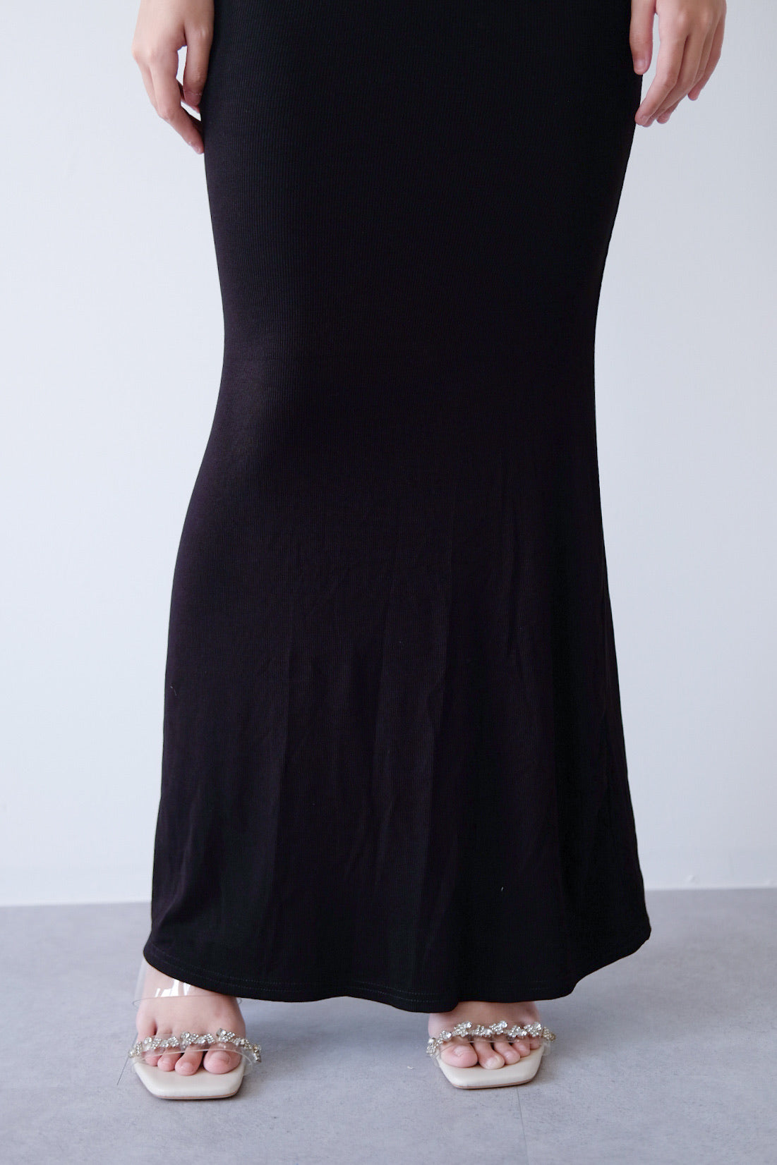 Black Bodycon Maxi Dress