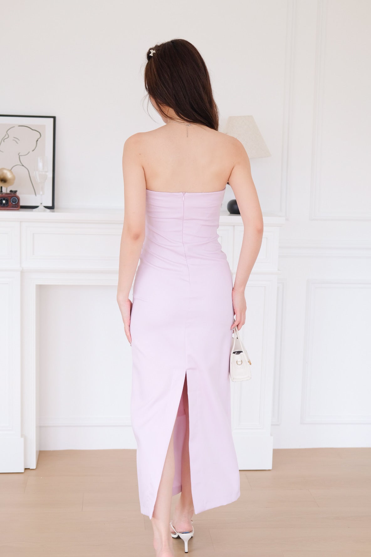 Whitney Tube Maxi Dress (Baby Pink)