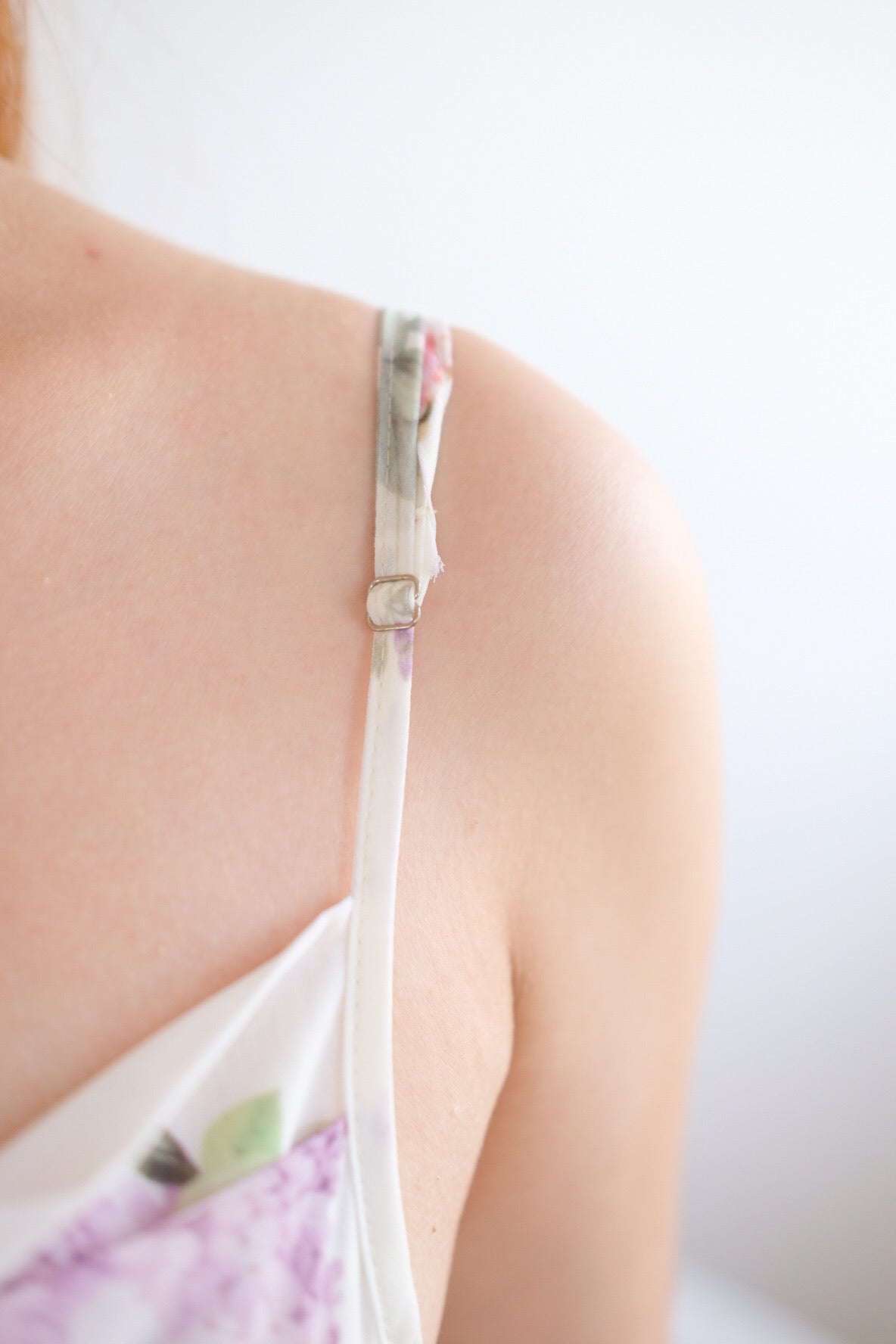 Beige Floral Maxi Dress