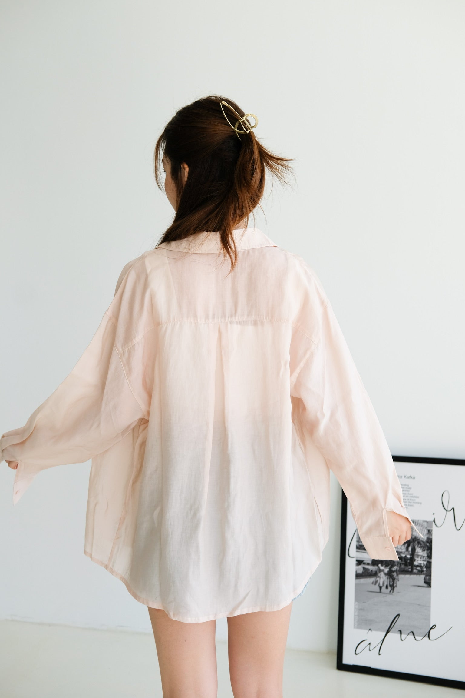 Chester Relaxed Blouse (Dusty Pink)