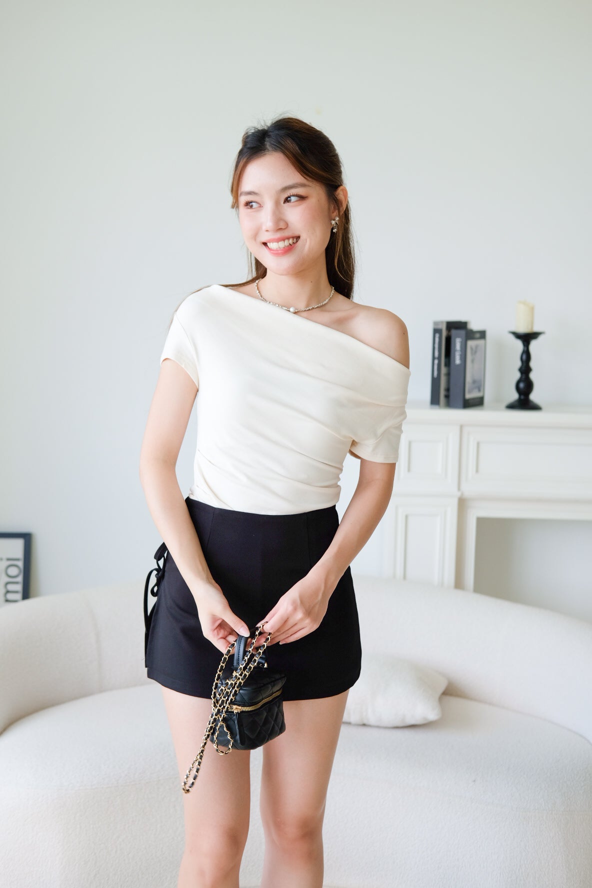 Ease Up 2 Ways Top (Cream)