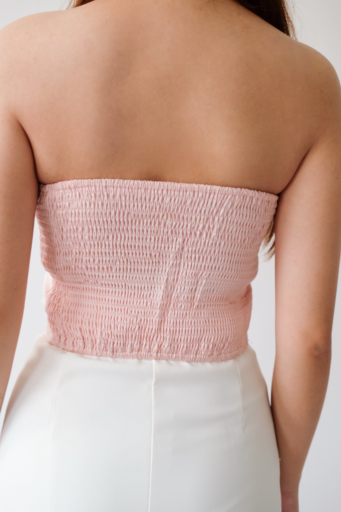 Pink Flower Tube Top