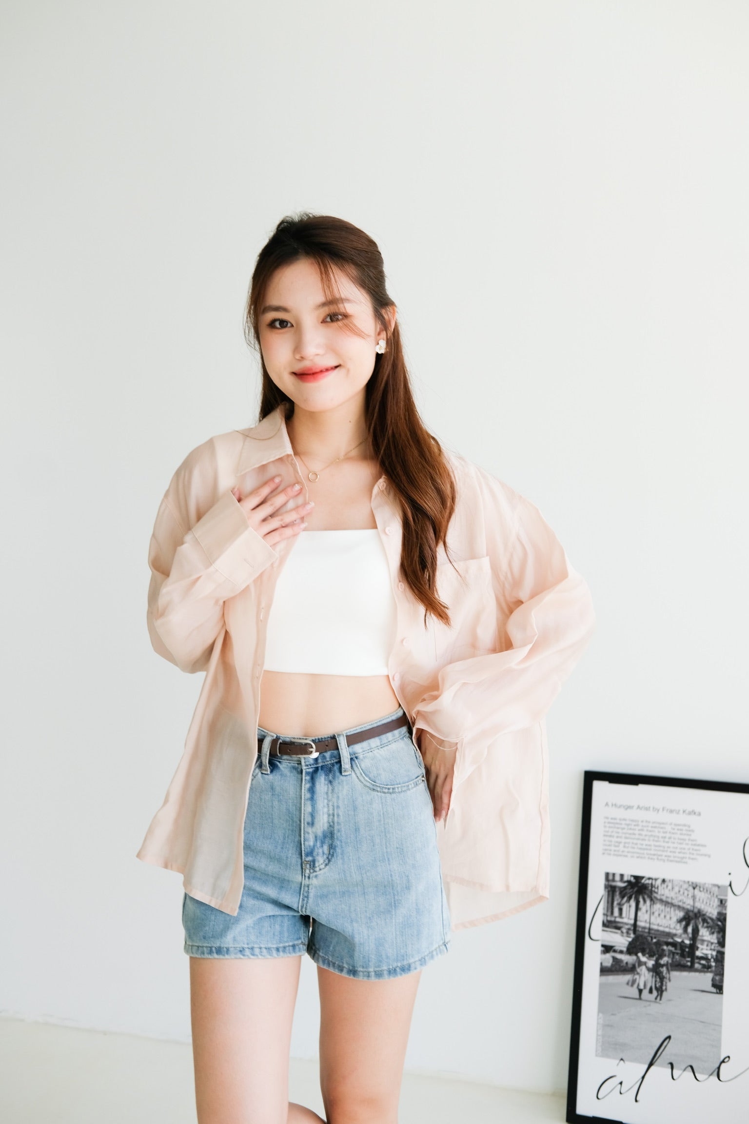 Chester Relaxed Blouse (Dusty Pink)