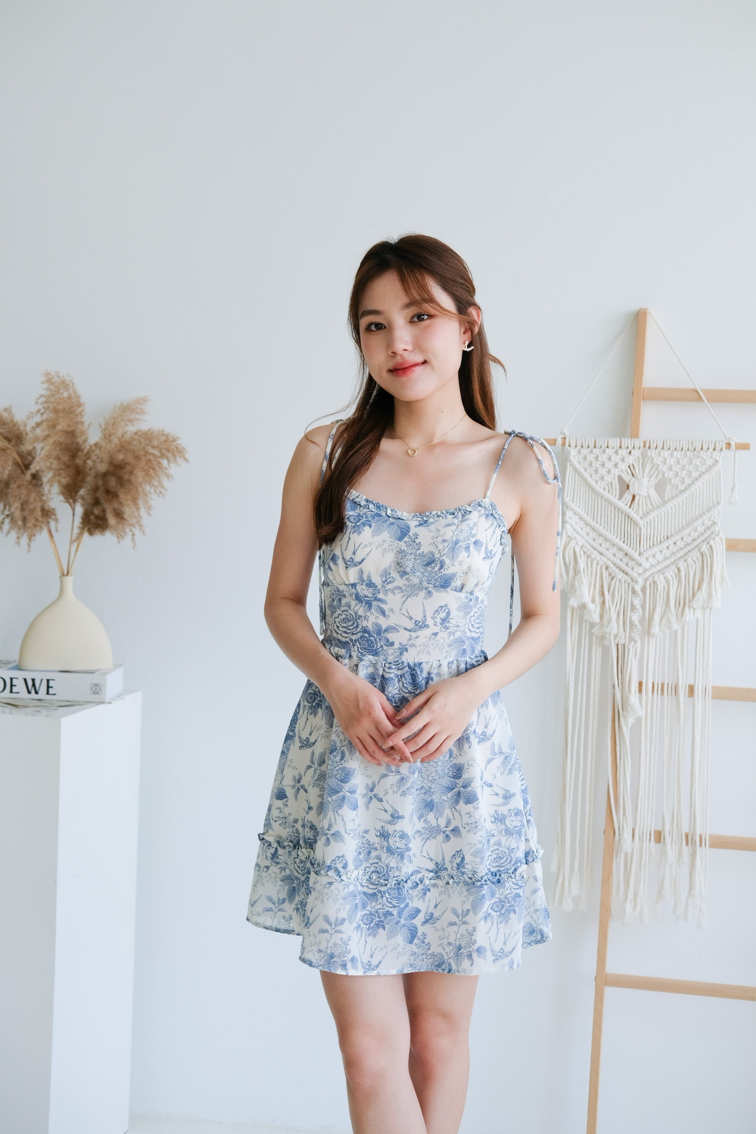 Vezel Flare Dress (Porcelain Blue)