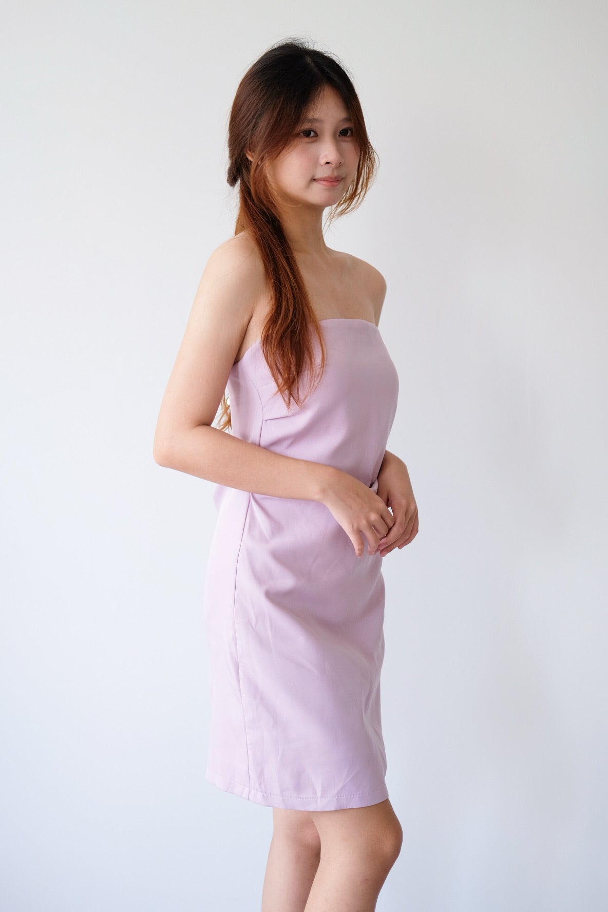 Purple Tube Mini Dress