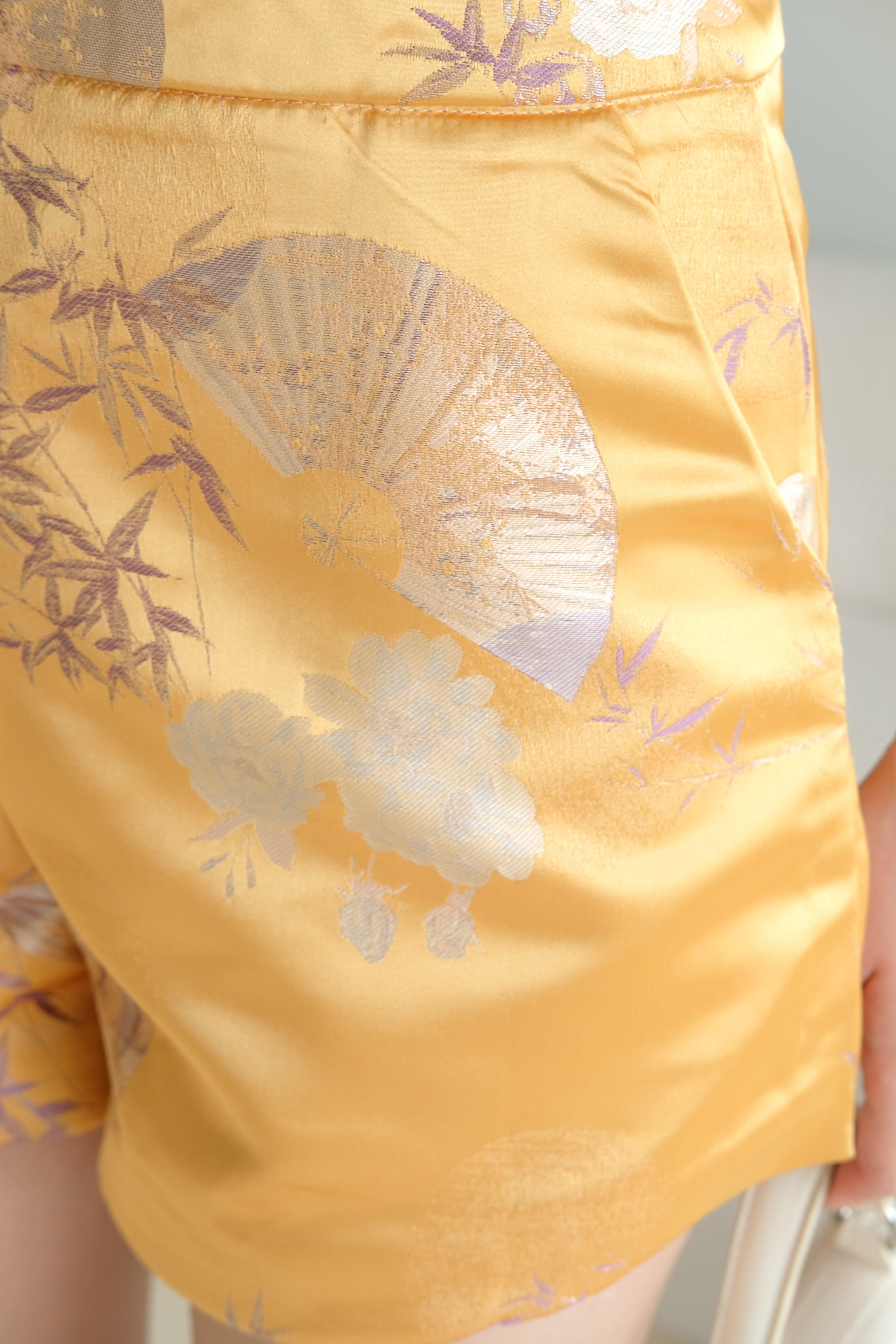 An Qi Cheongsam Set (Mustard Yellow)