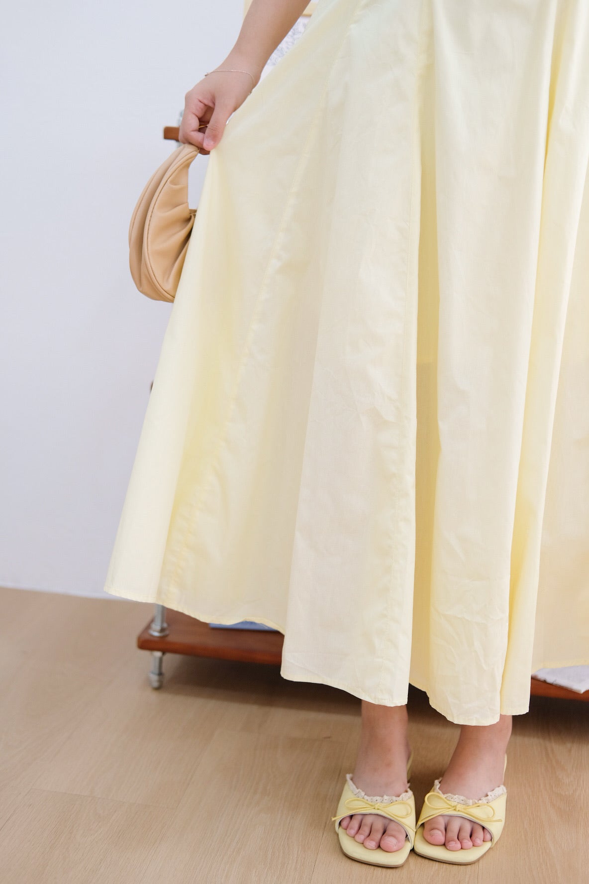 Yellow Sweetheart Maxi Dress