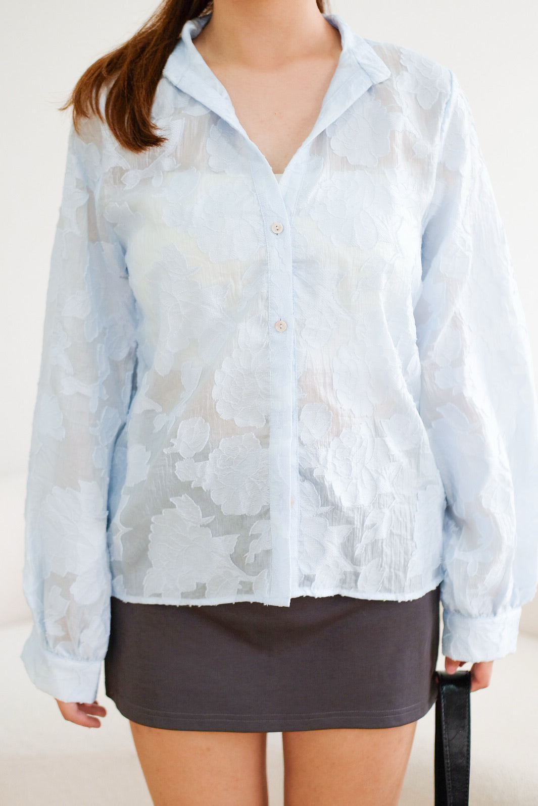 Sheer Organza Outer (Light Blue)