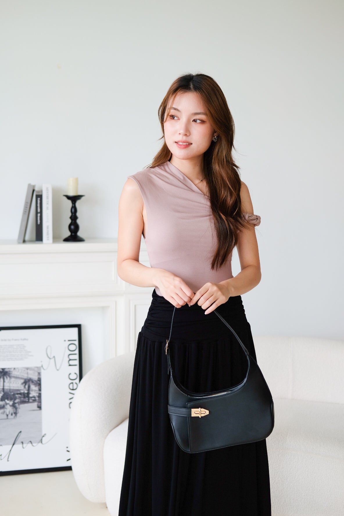 Felice Twist Toga Top (Nude)