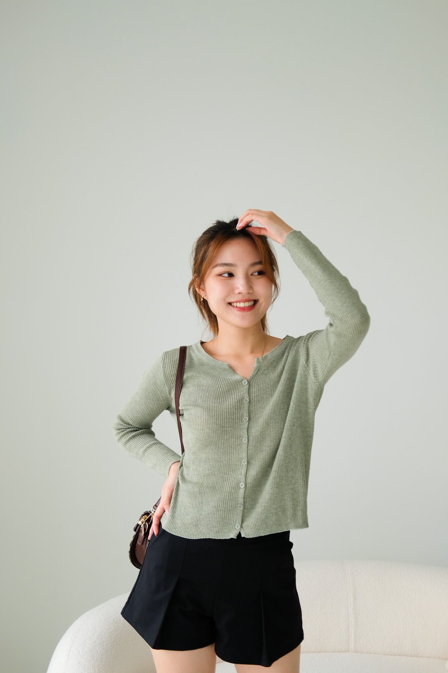 Ultimate Comfy Sleeves Top (Olive)