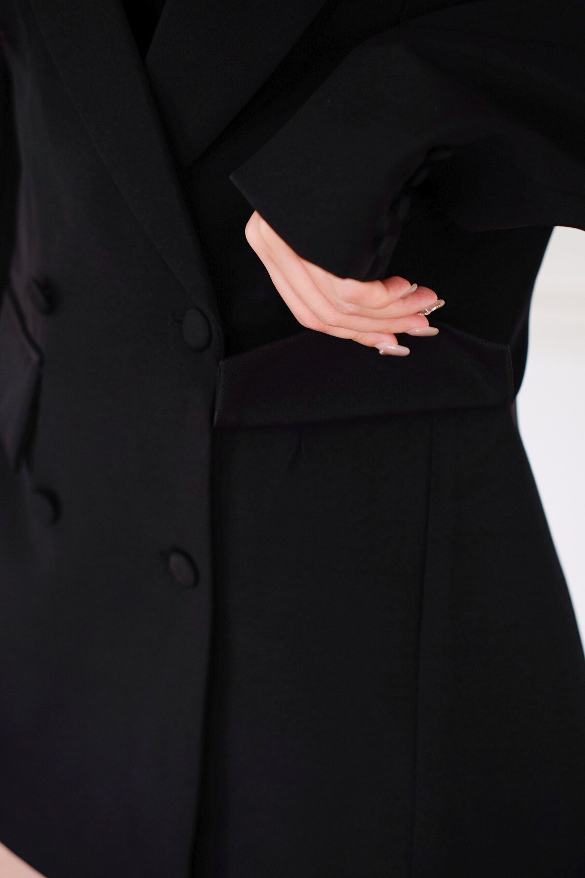 The Executive Blazer Dress (Black)