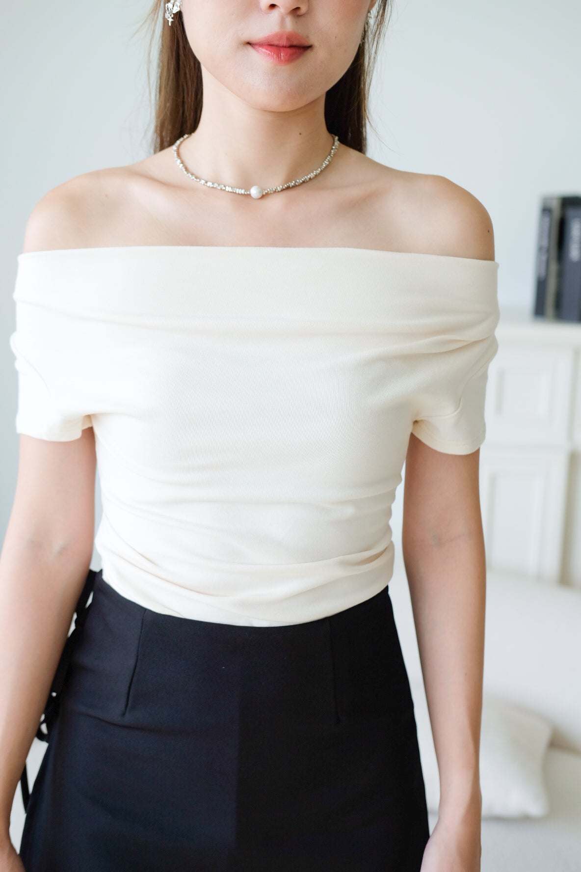 Ease Up 2 Ways Top (Cream)