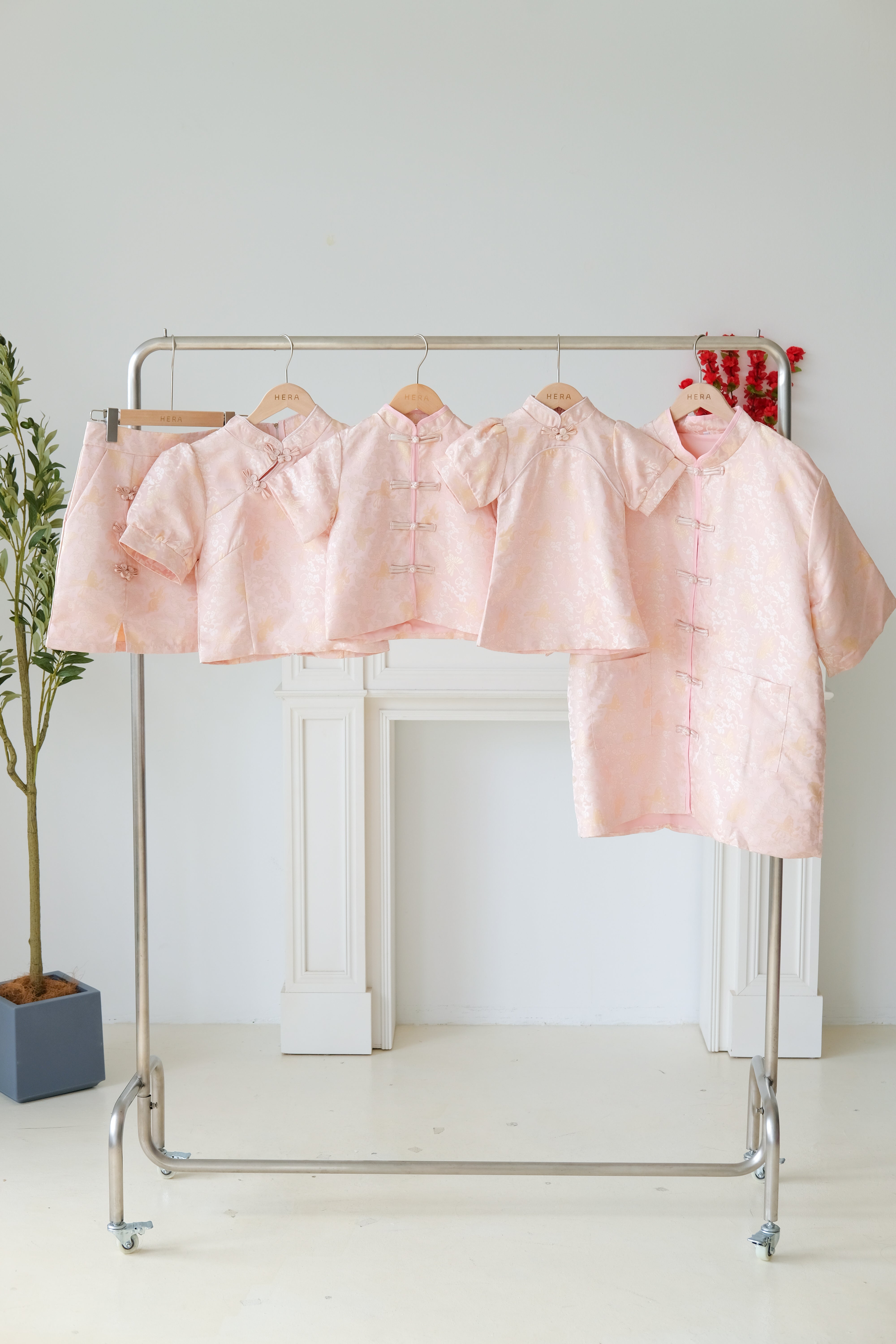 Man Modern Little Boy Samfu (Champagne Pink)