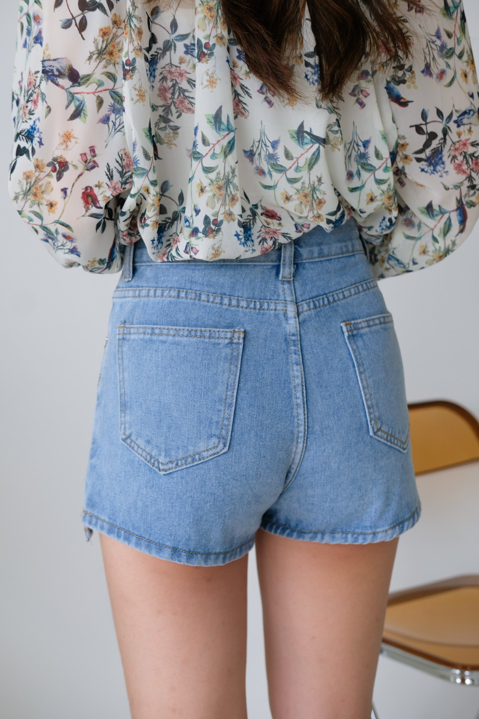 Jamie Denim Skorts (Denim Blue)