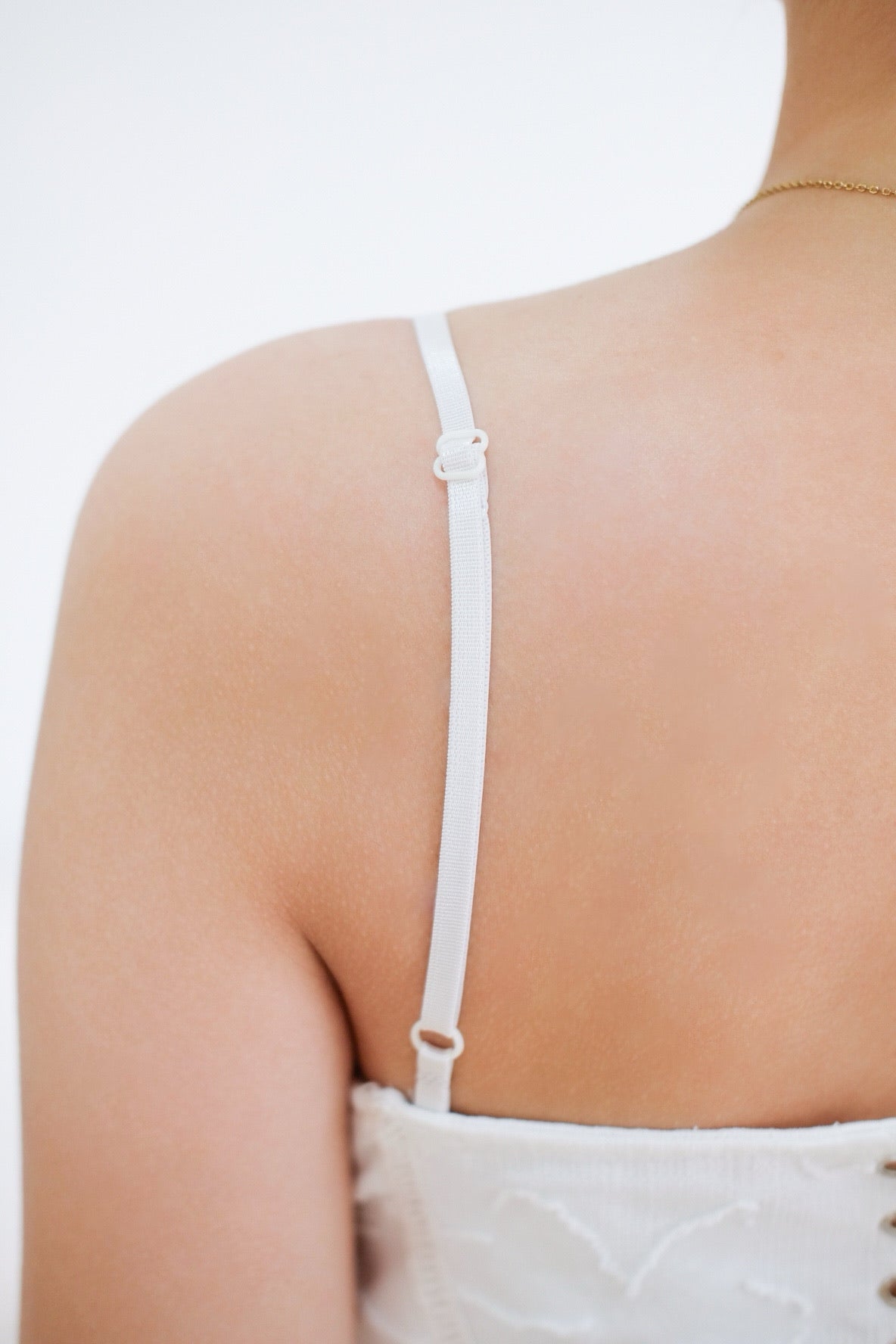 White Floral Organza Maxi Dress