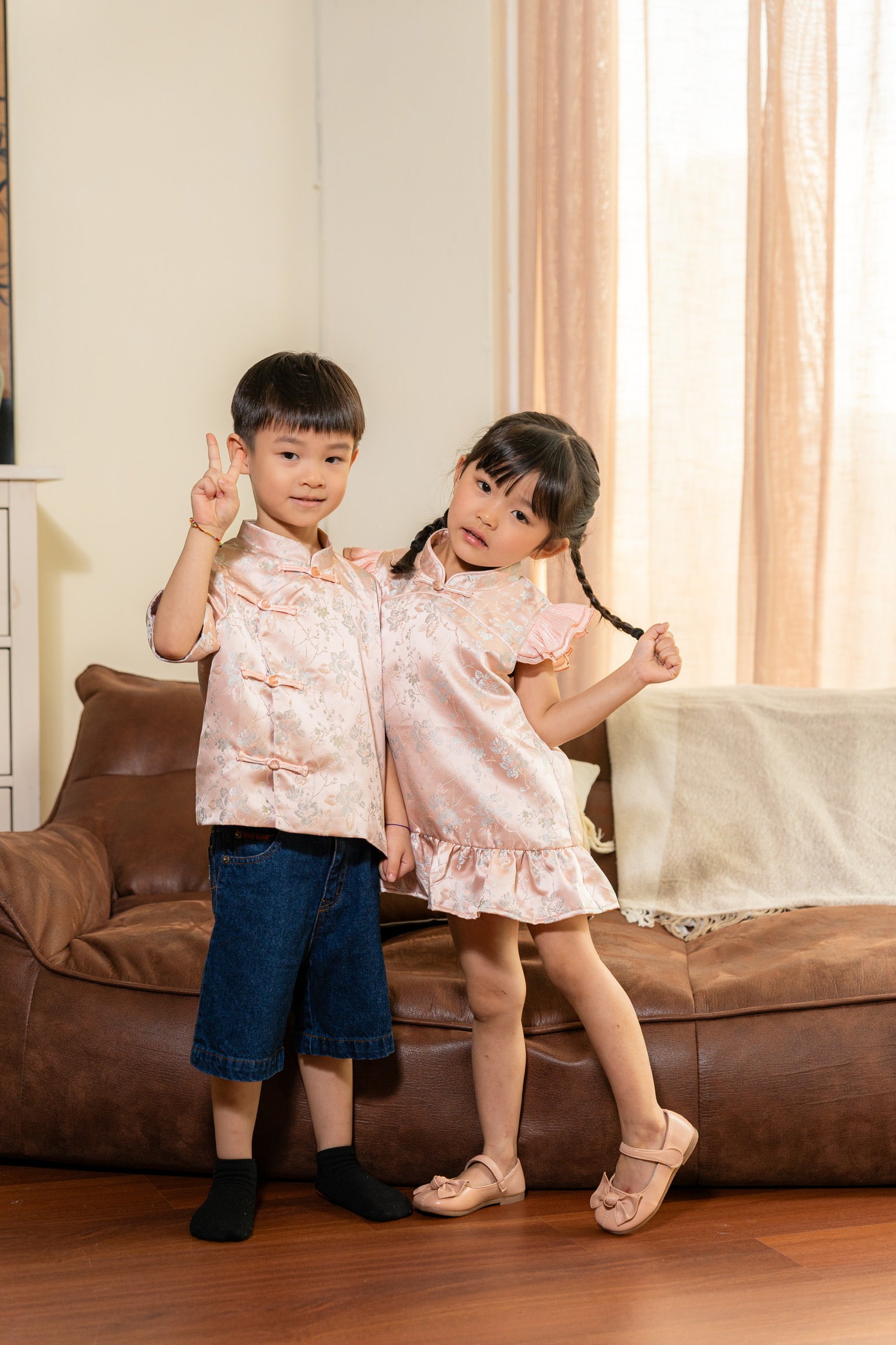 [ETA 15-21 Jan] 花禧团圆 Spring Reunion Boy Samfu (Blossom Pink)