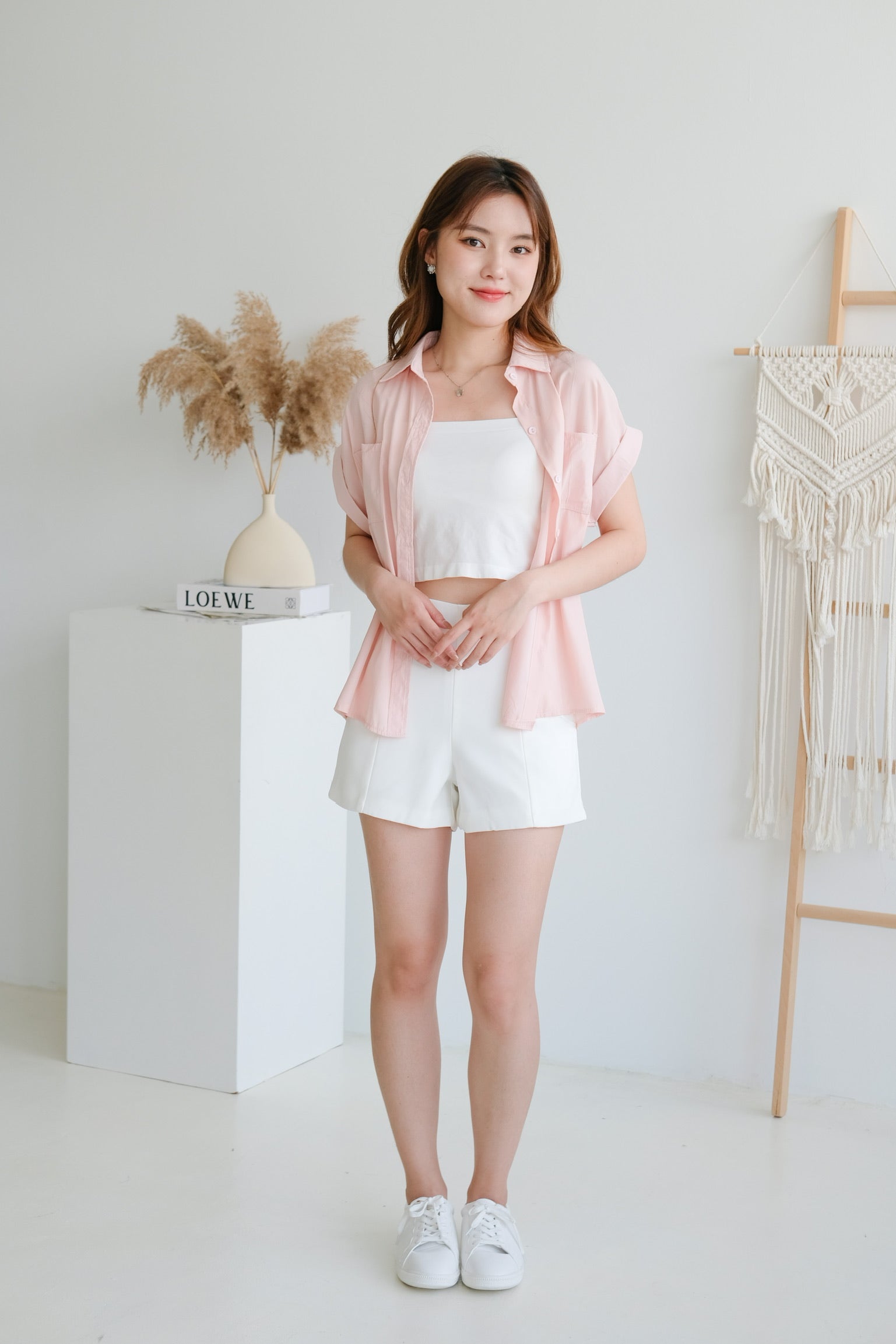 Eunji Korean Blouse (Pink)