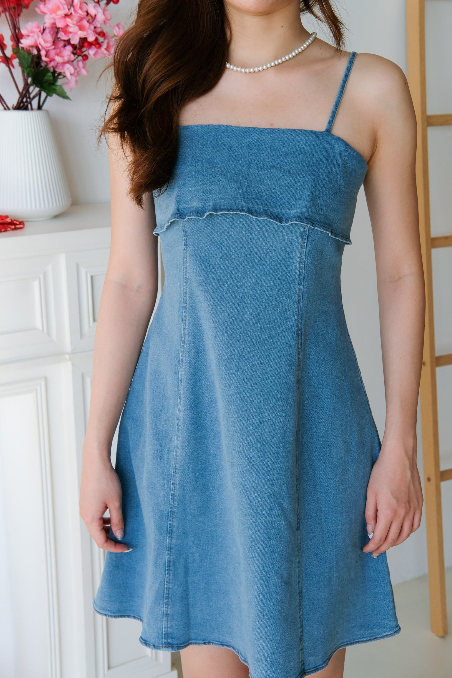 Jay Denim Dress (Light Blue)