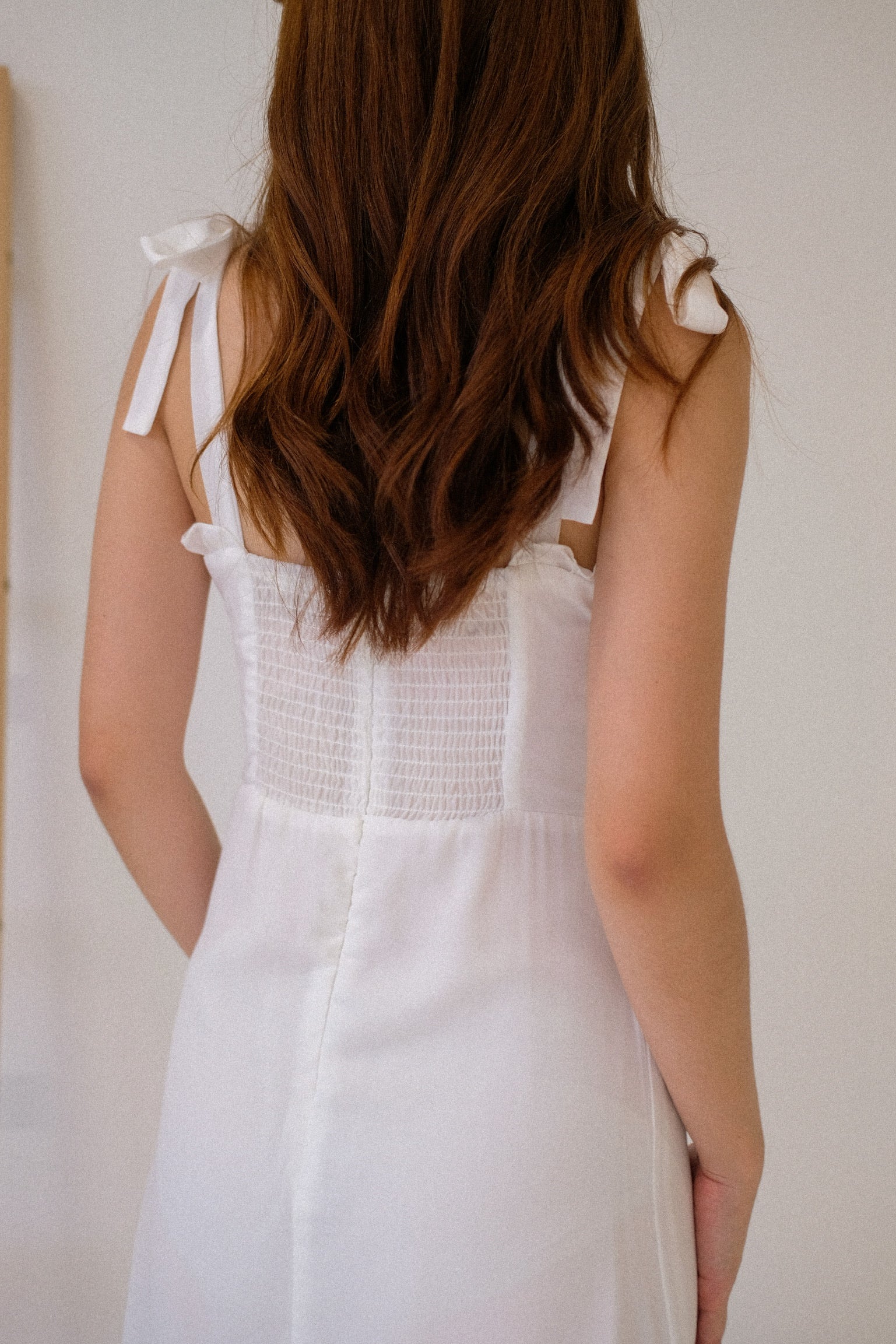 Freya Ruffle Maxi Dress (White)