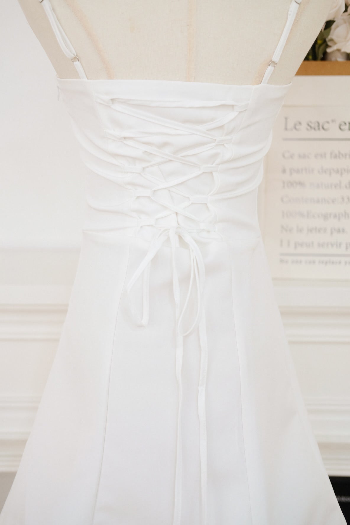 White Flare Mini Dress
