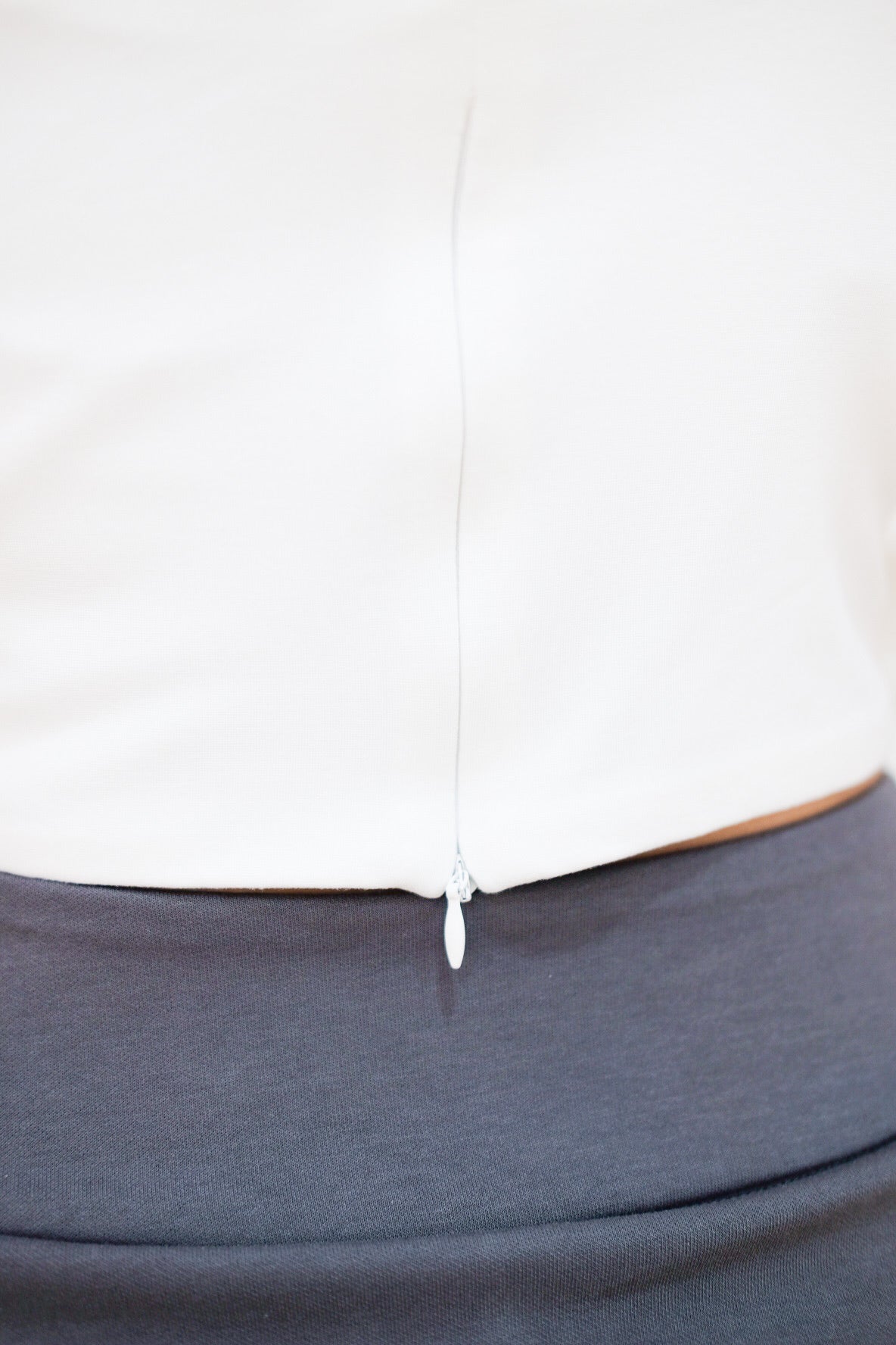 White Halter Twist Cropped Top