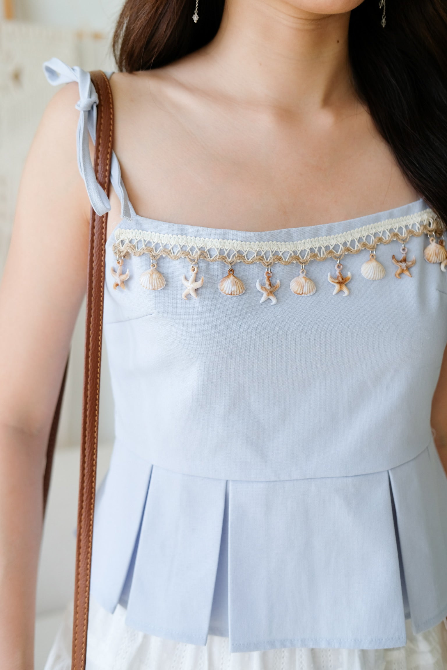 Marise Bohemian Muji Crop (Blue)