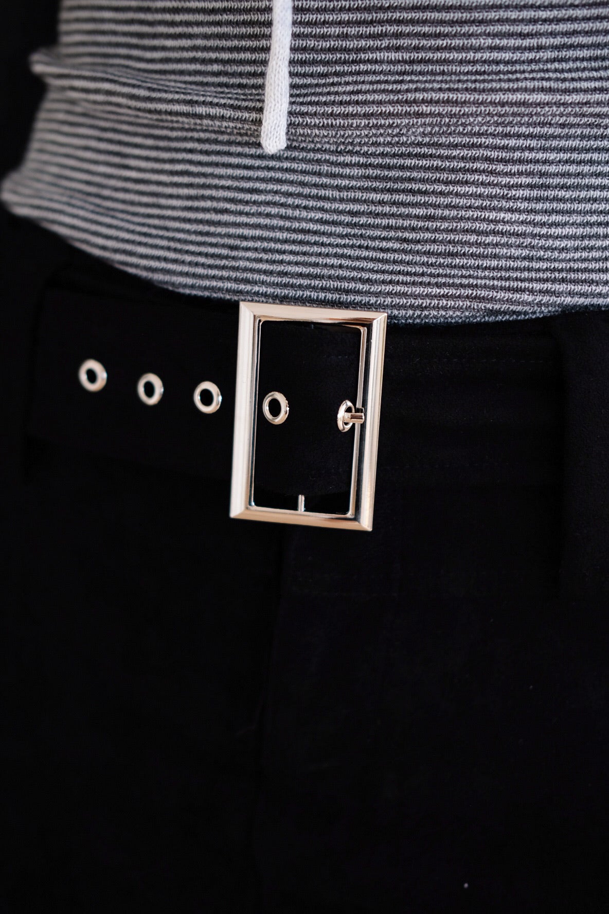 Kendall Belt Low Waist Skorts (Black)