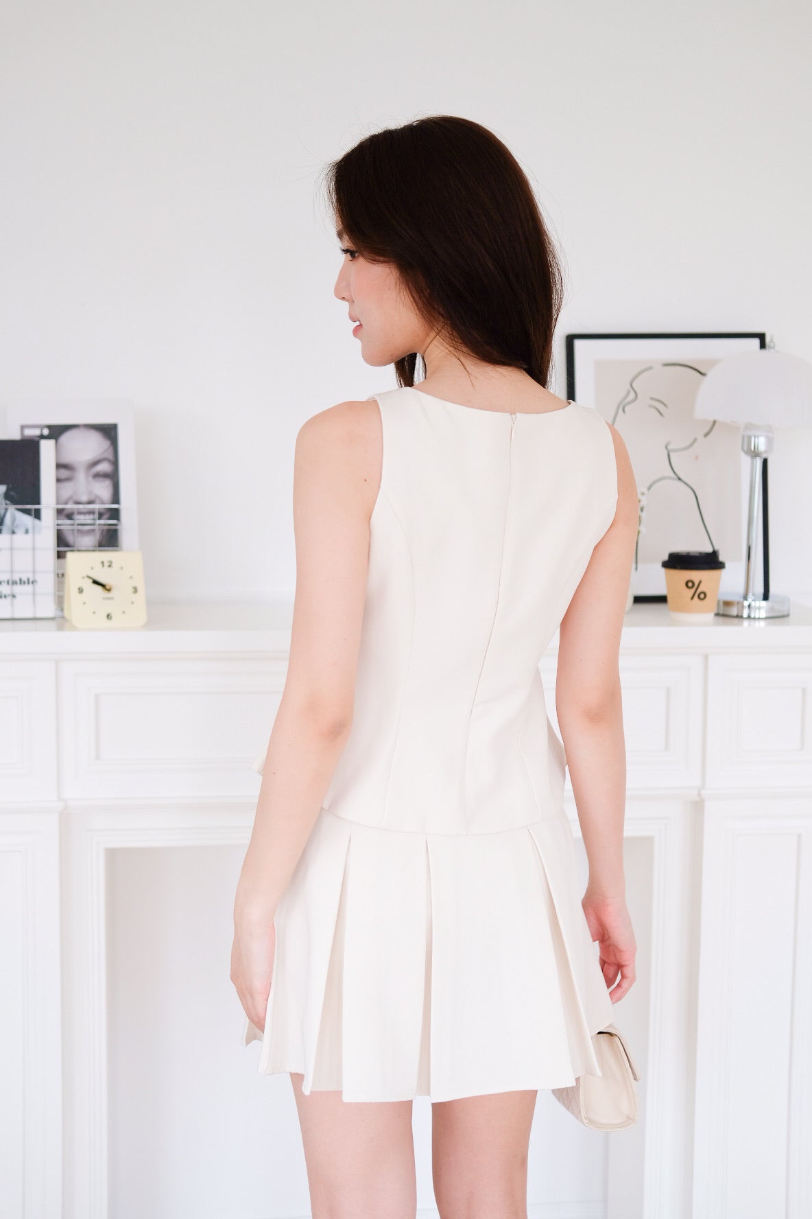 Fyonn Bow Minimalist Set (Cream)