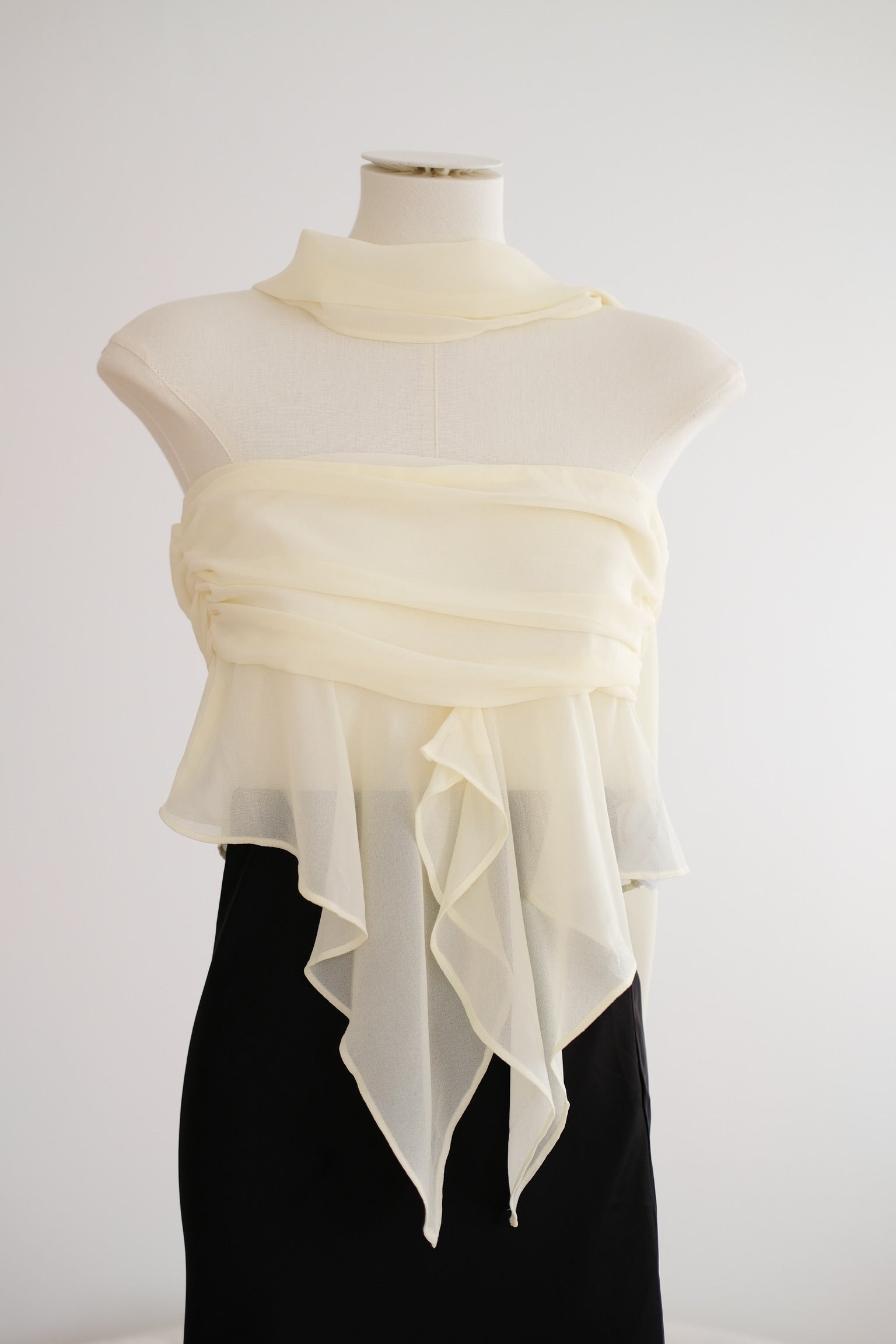 Tube Ruffle Top (Yellow)