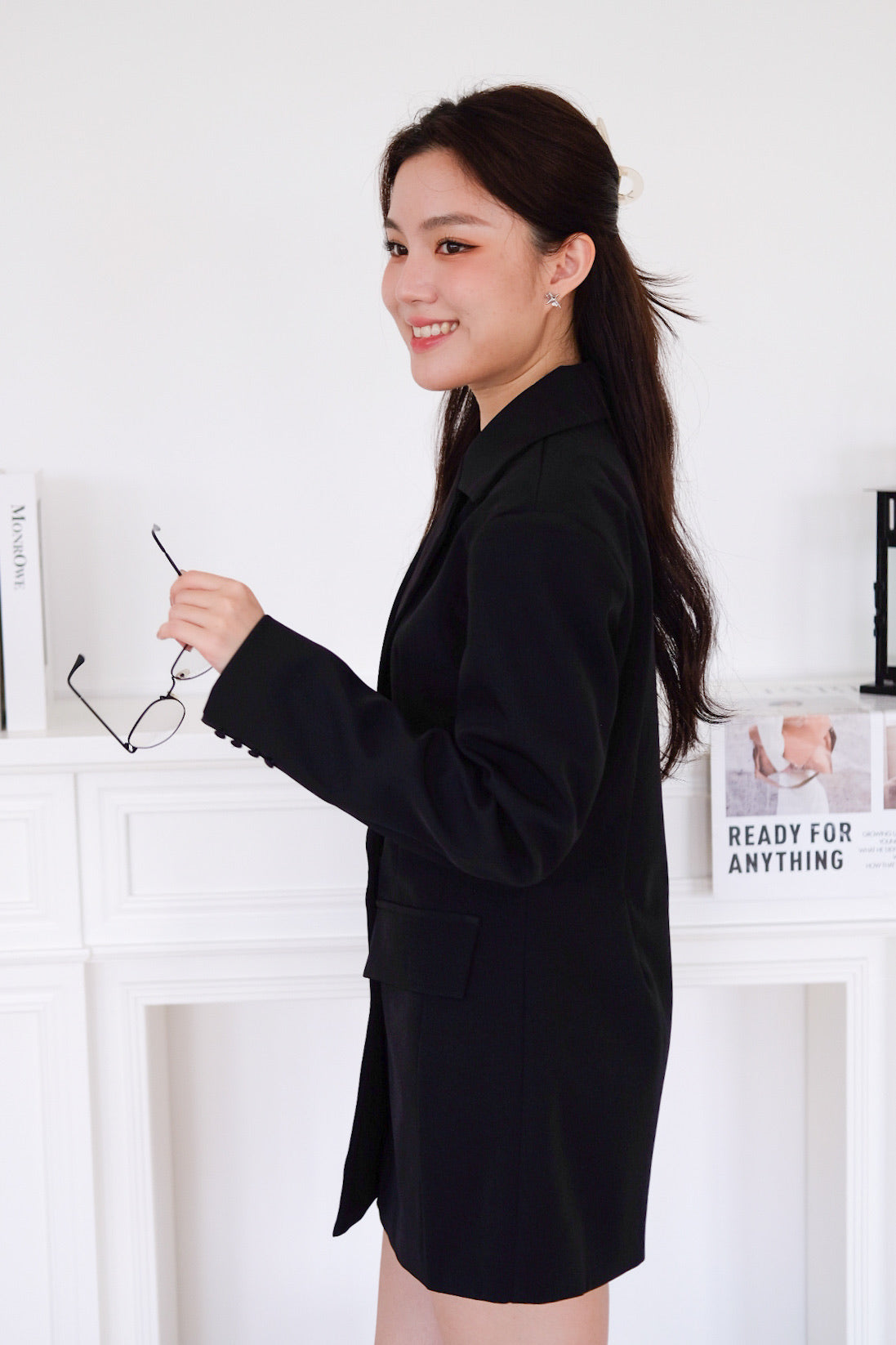 The Executive Blazer Dress (Black)