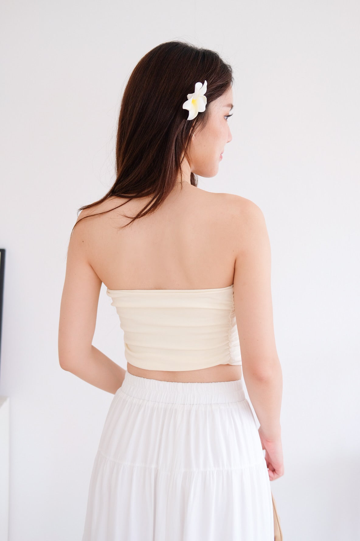 Obsession Tube Crop Top (Light Yellow)  [ETA 9 Jul]