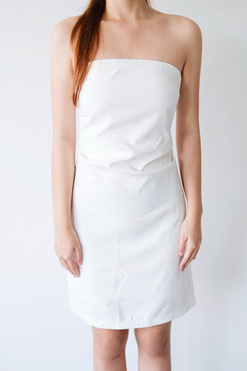 White Tube Mini Dress