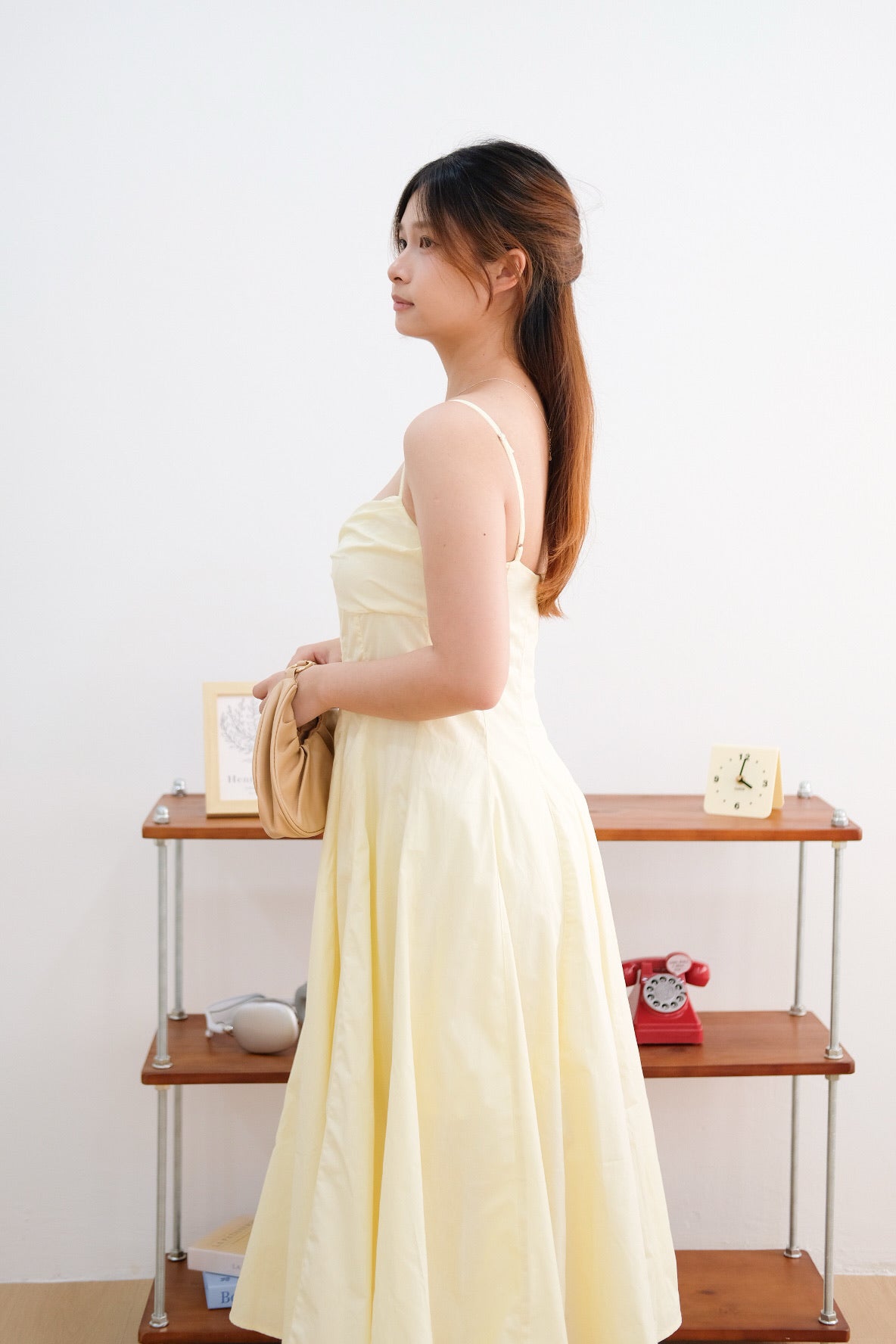 Yellow Sweetheart Maxi Dress