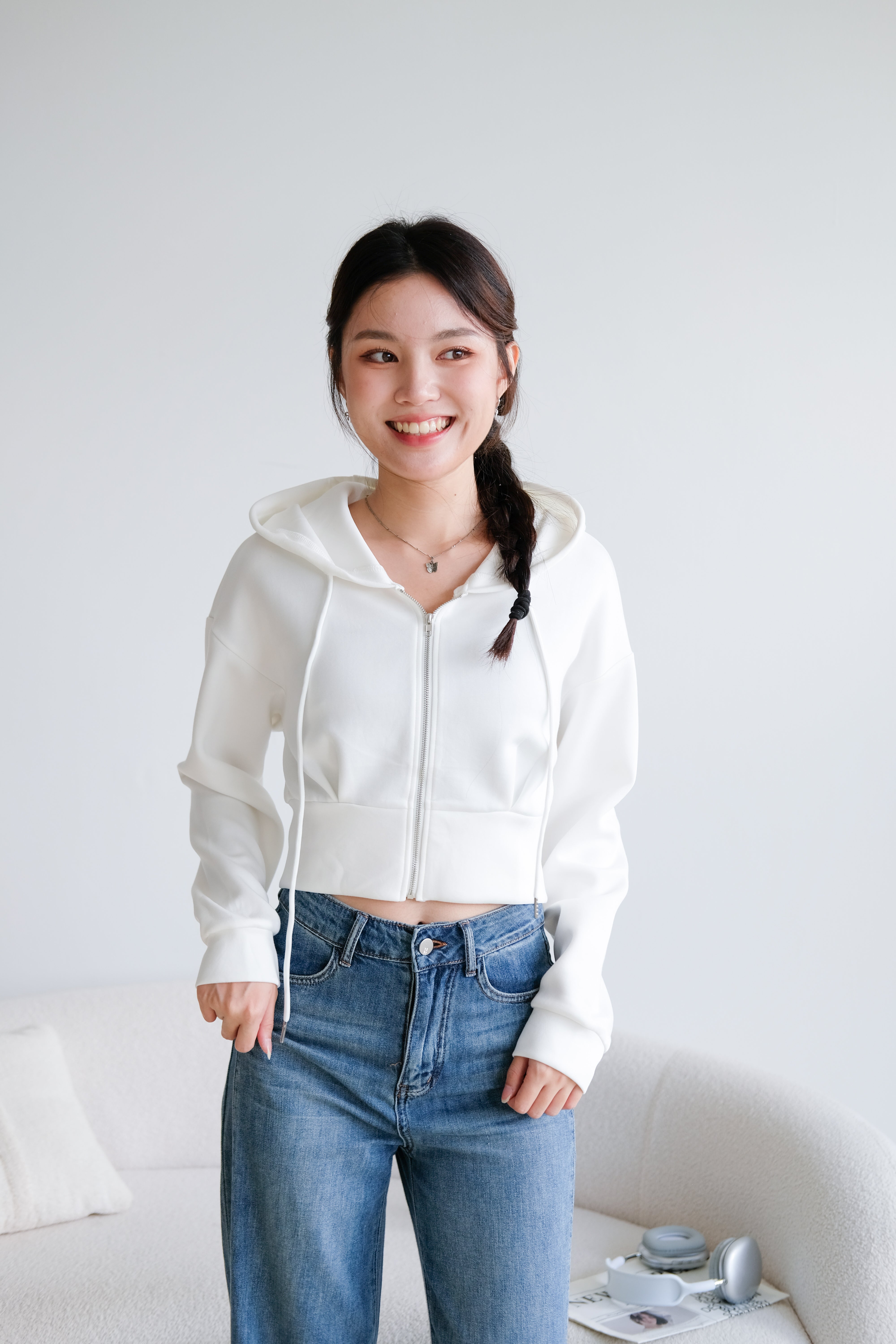 After Hours Hoodie Outerwear (White)