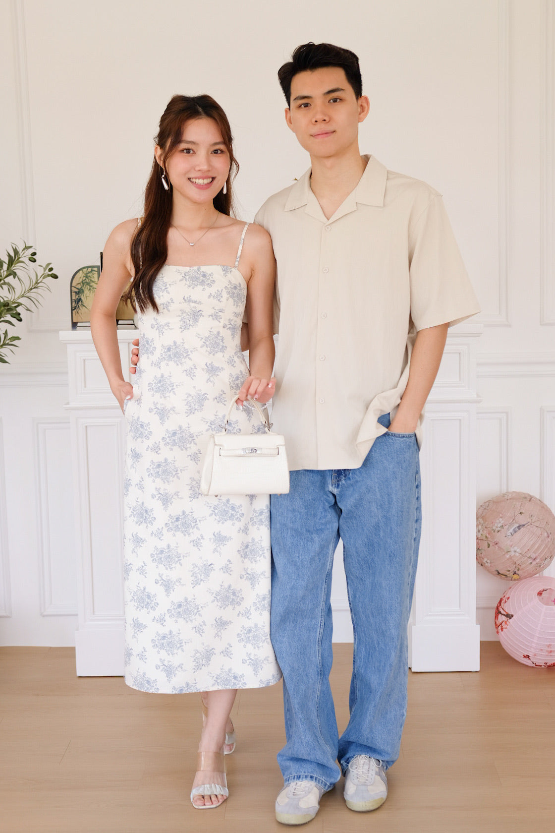 Marcus Collared Button Shirt (Oat Beige)