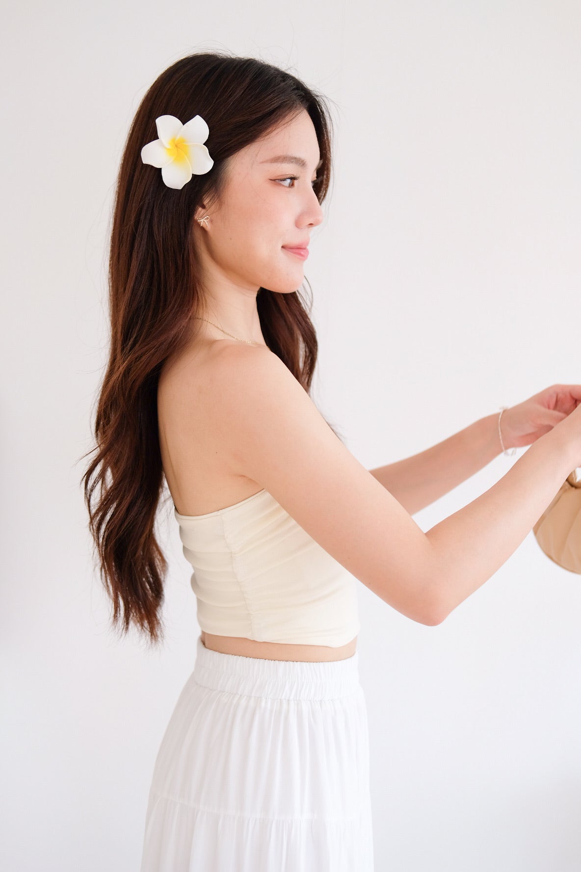 Obsession Tube Crop Top (Light Yellow)  [ETA 9 Jul]