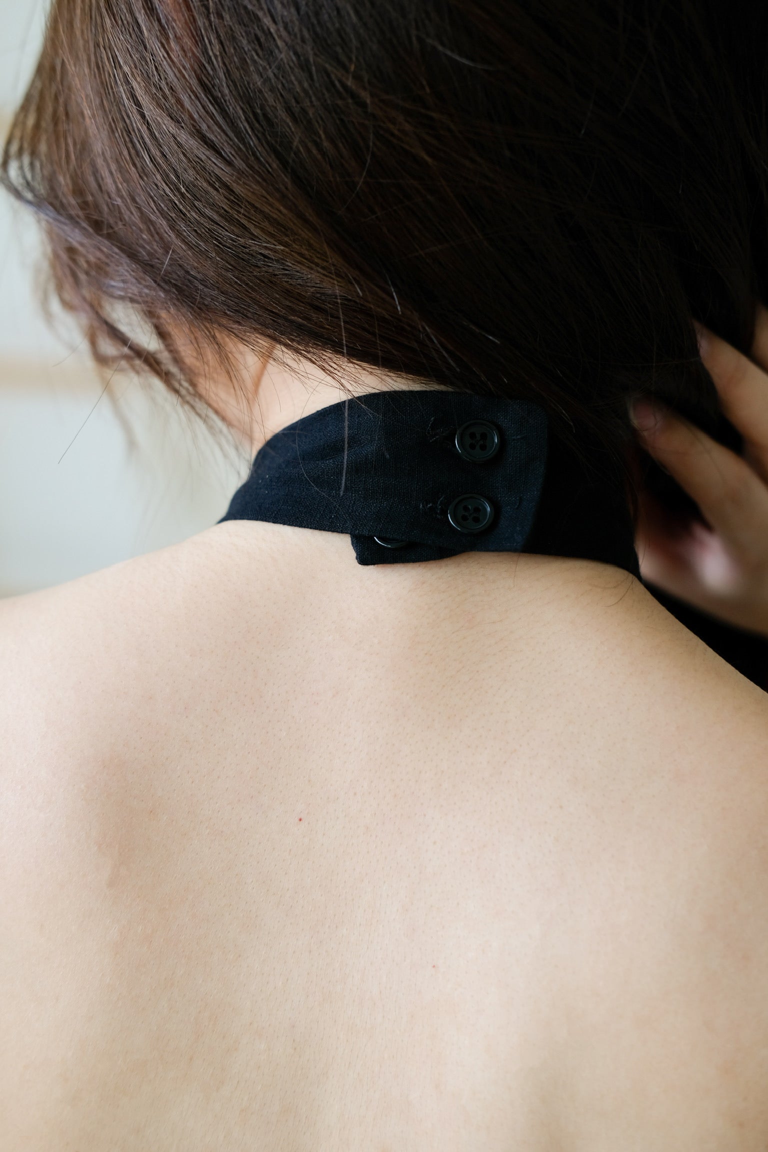 Naylie Halter Muji Top (Black)