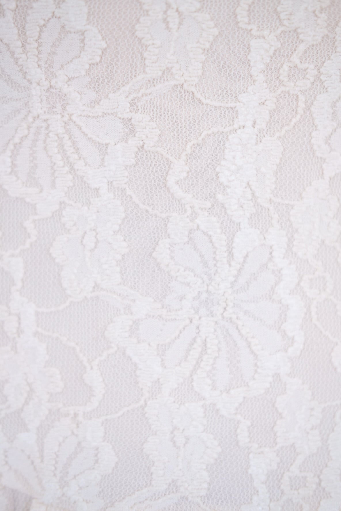 Lovell Lace Ruffle Dress (Cream)