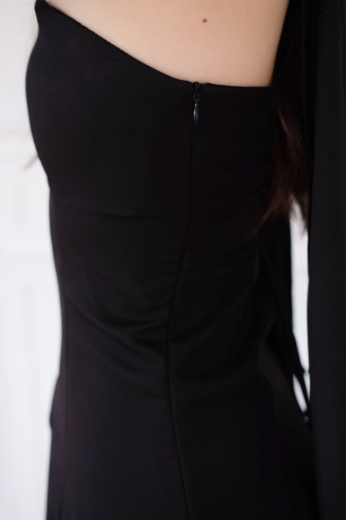 Kimberly Tube Sash Maxi Dress (Black)
