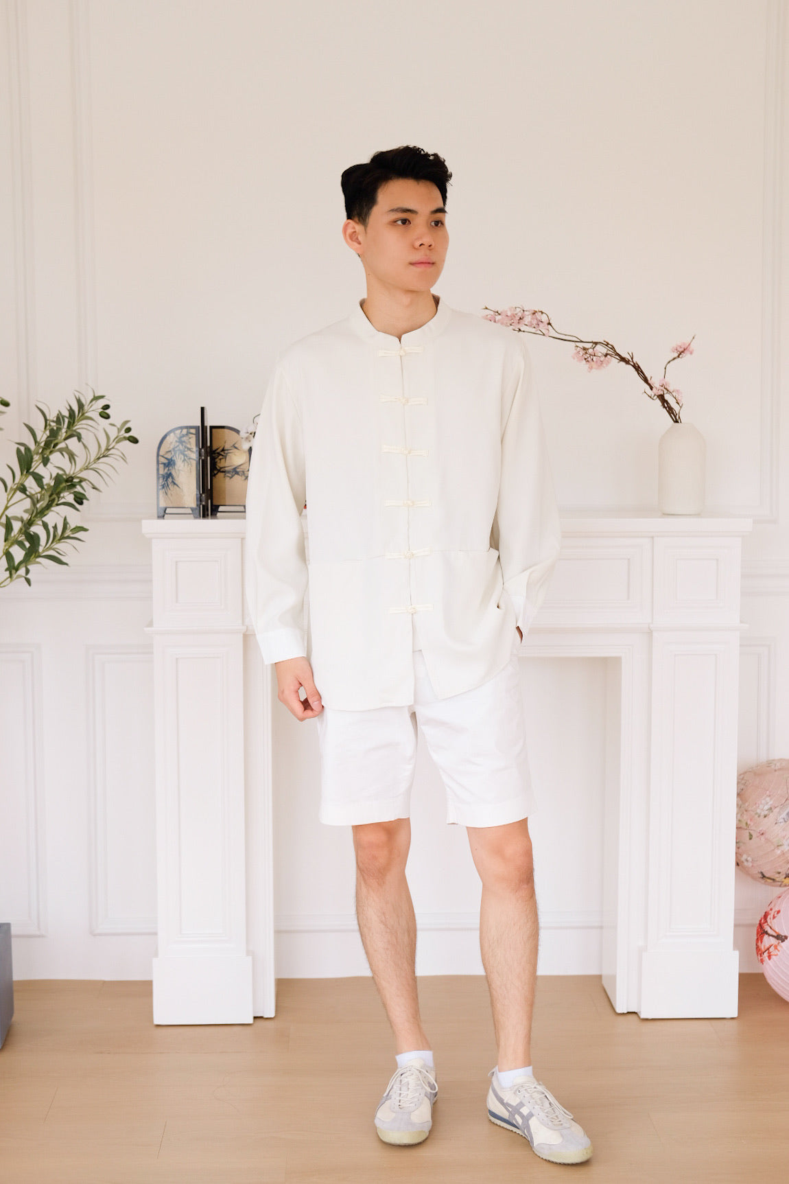 和正 Zheng Long Sleeves Samfu (Ivory Cream)