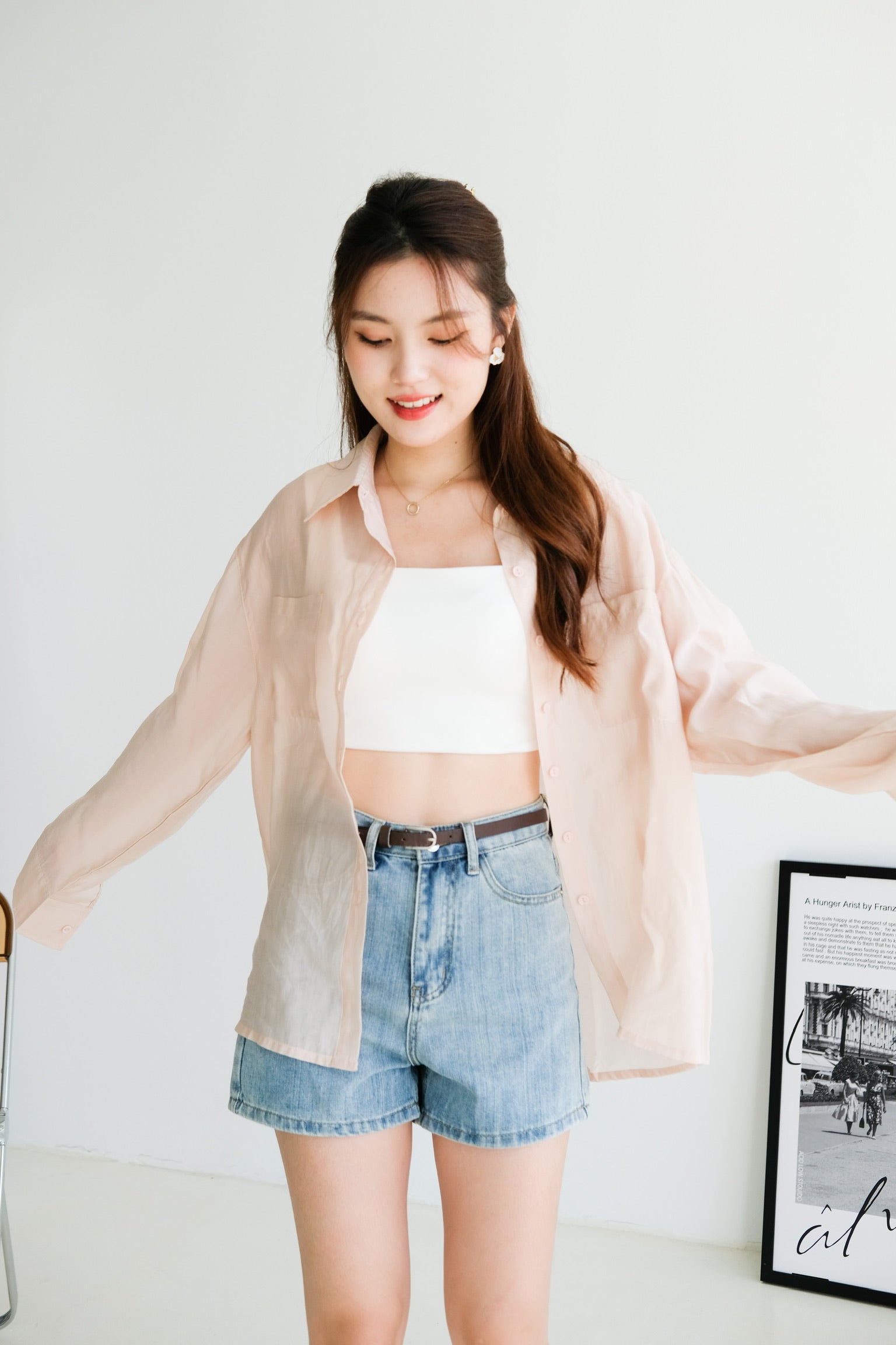 Chester Relaxed Blouse (Dusty Pink)