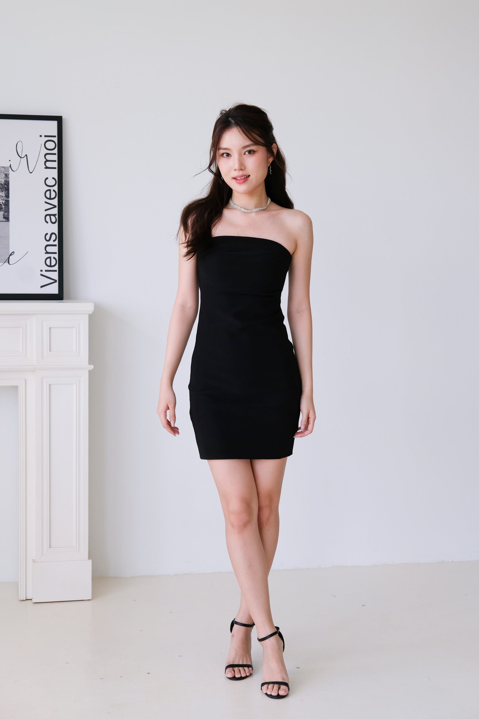 Era Tube Mini Dress (Black)